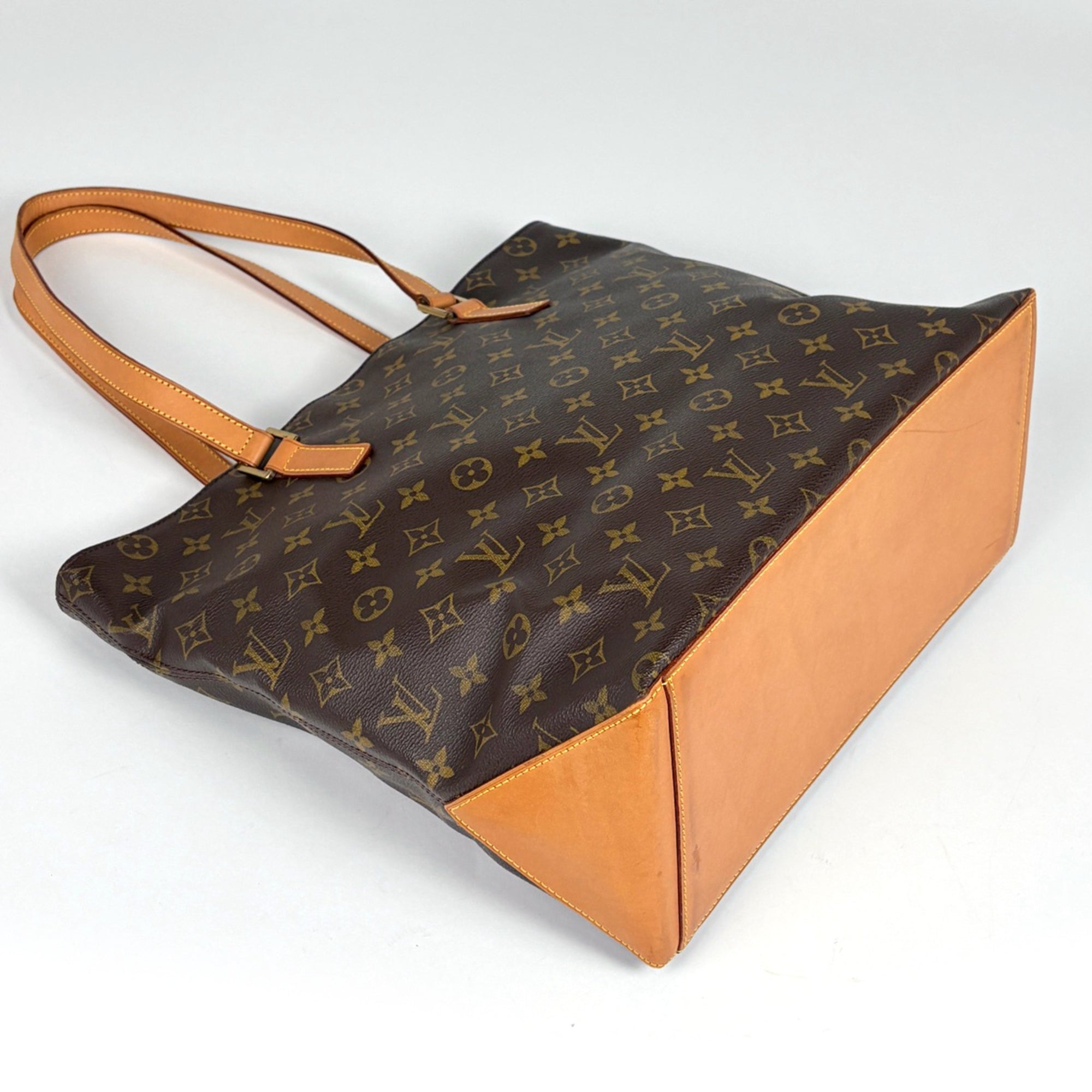 Louis Vuitton Brown Monogram Shoulder Bag Tote Bag (Pre-Owned)