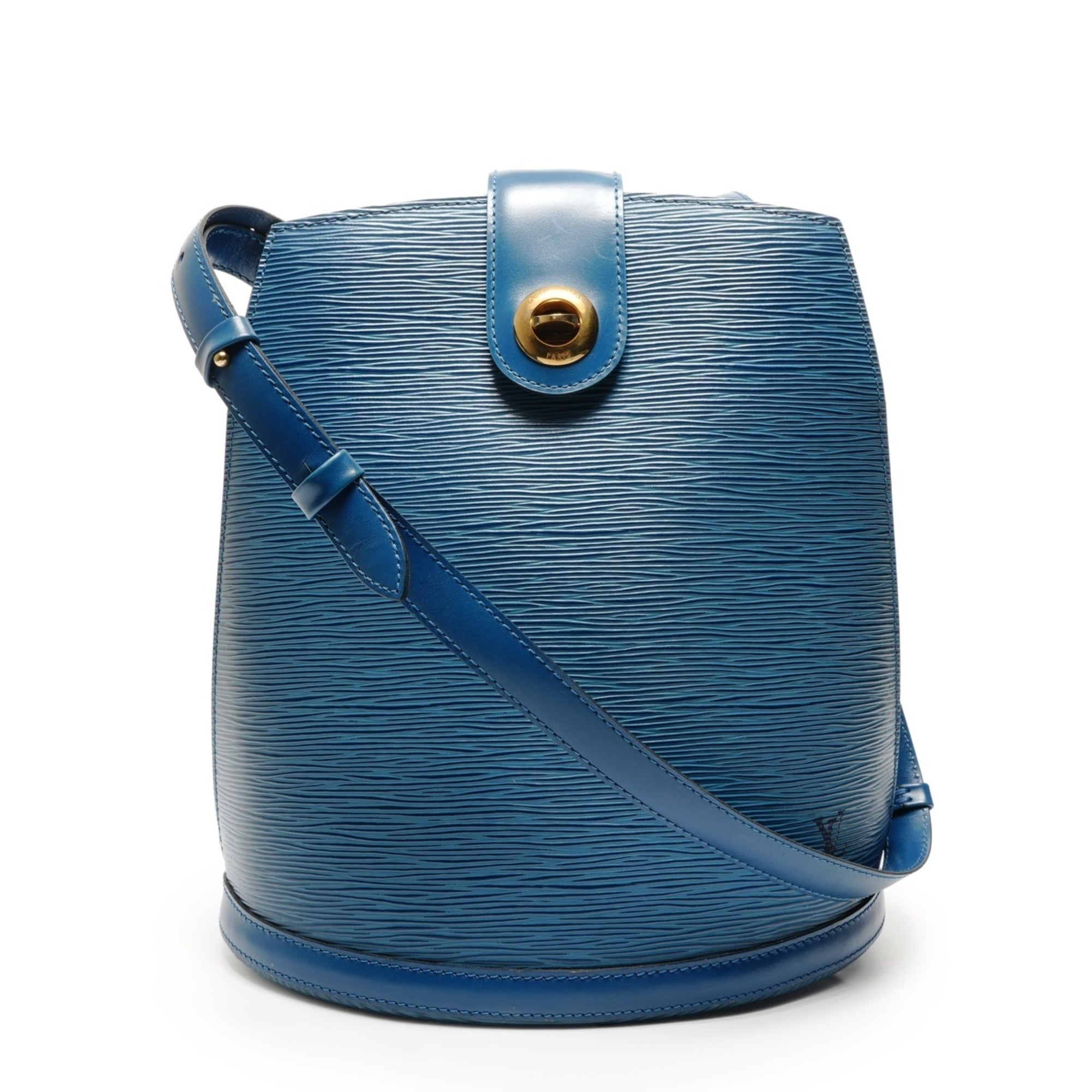 Louis Vuitton Epi Blue Epi Leather Shoulder Bag (Pre-Owned)
