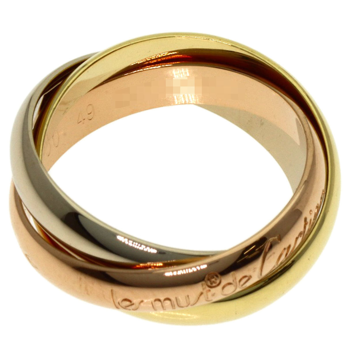 Cartier Trinity Yellow Gold (18K) Pink Gold (18K) White Gold (18K) Band Ring (Pre-Owned)