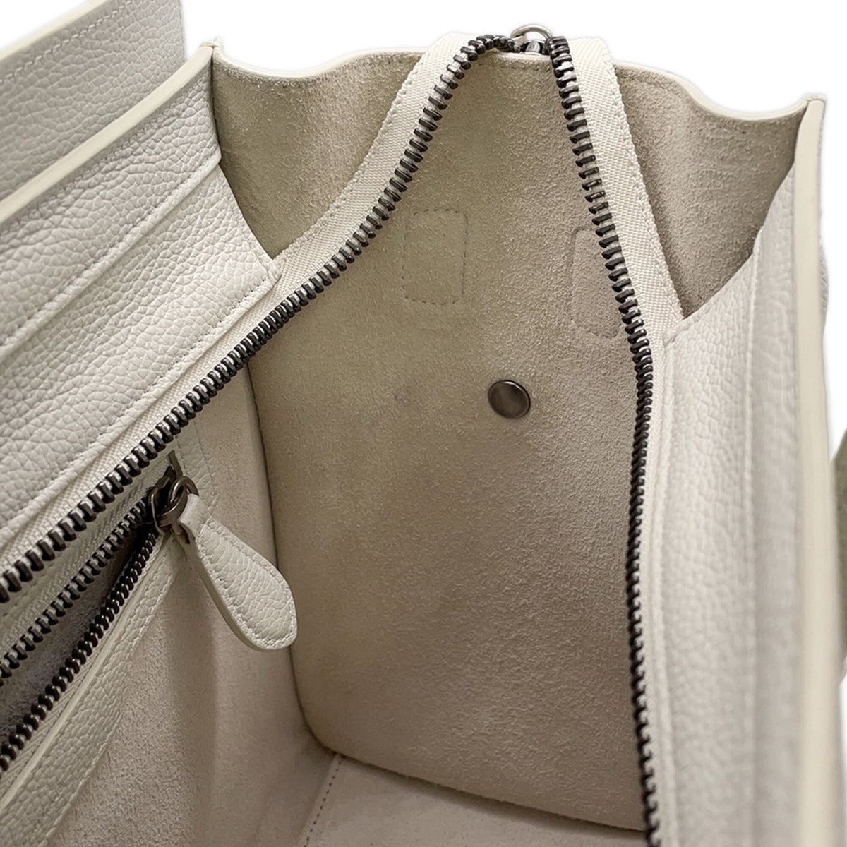 Celine White Leather Handbag (Pre-Owned)