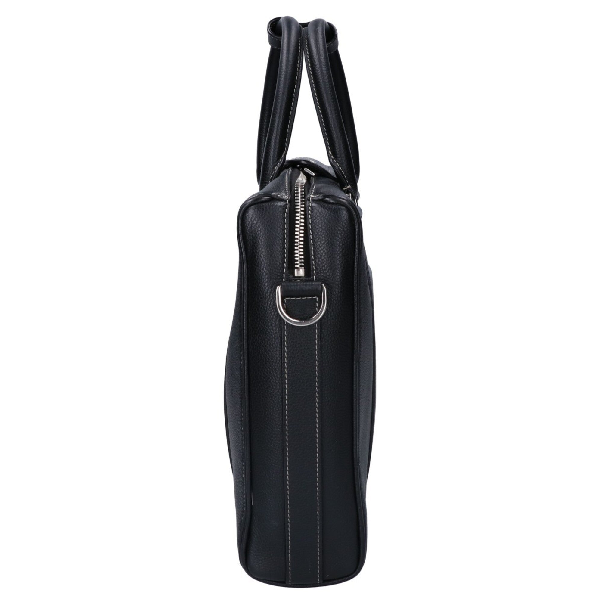 Christian Dior Black Leather Briefcase (Pre-Owned)