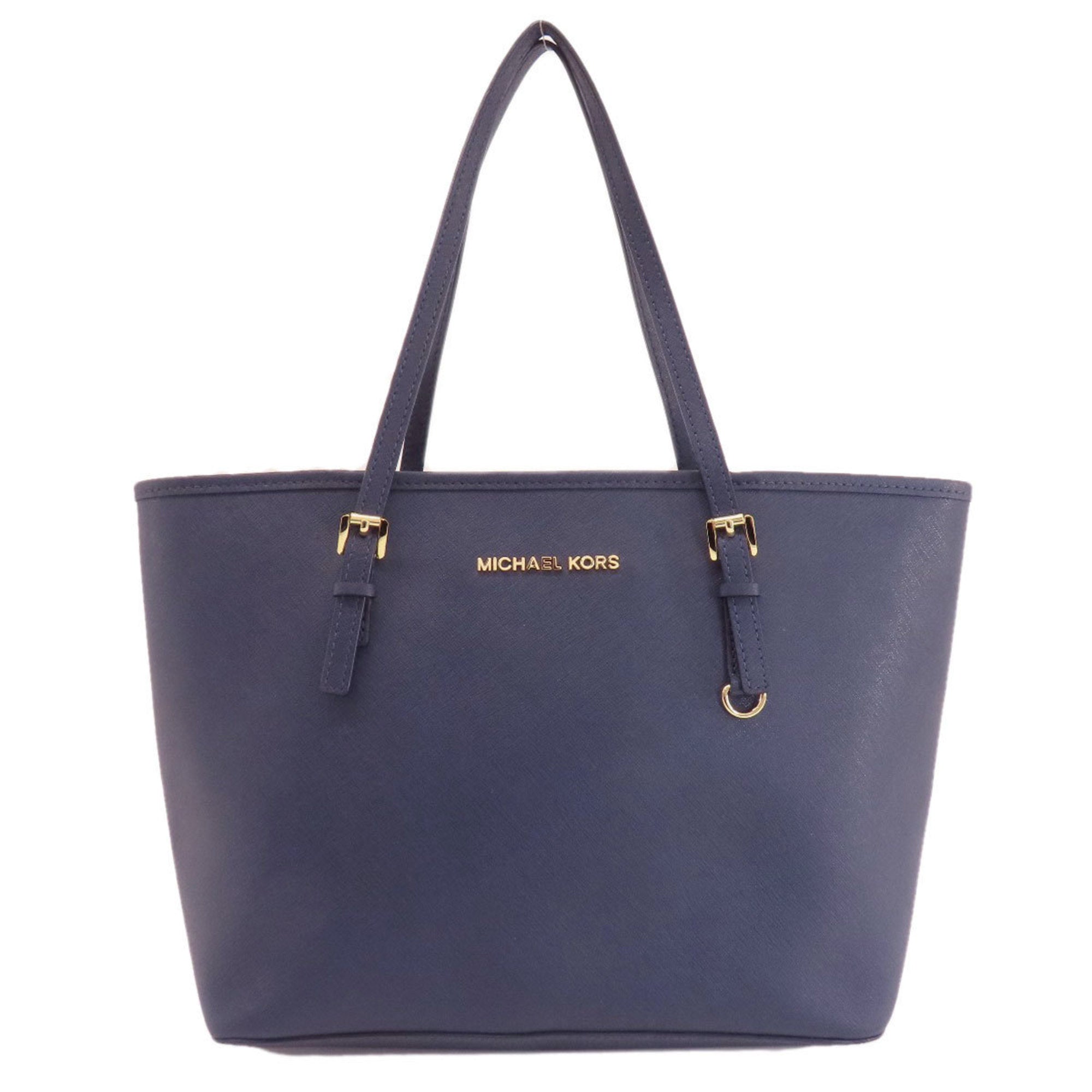 Michael Kors Navy Pvc Tote Bag (Pre-Owned)