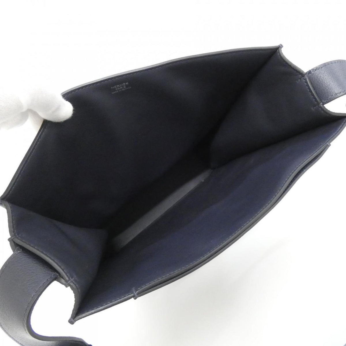 Hermes Blue Nuit Shoulder Bag (Pre-Owned)