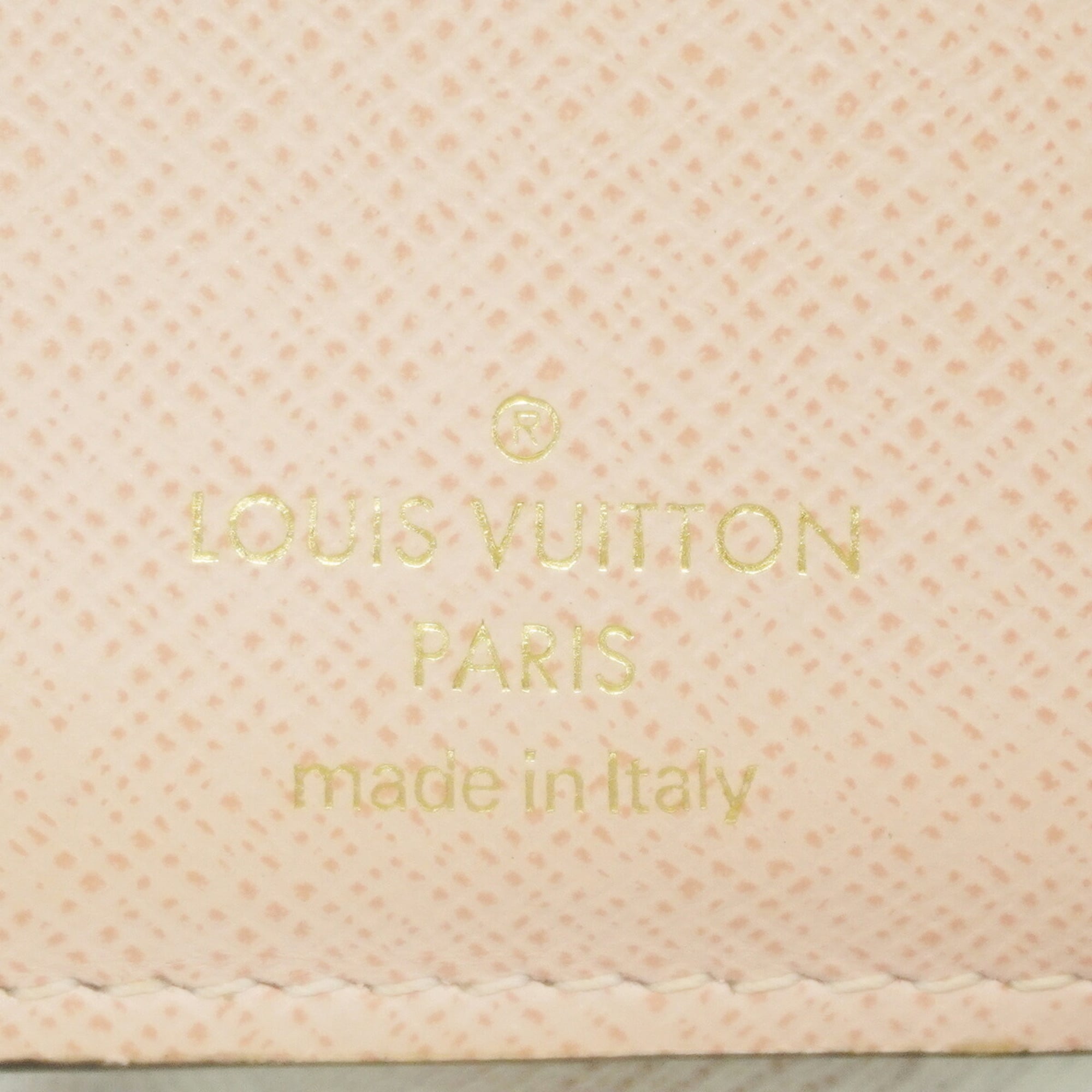 Louis Vuitton Ebene Rose Ballerine Wallet (Tri-Fold) (Pre-Owned)