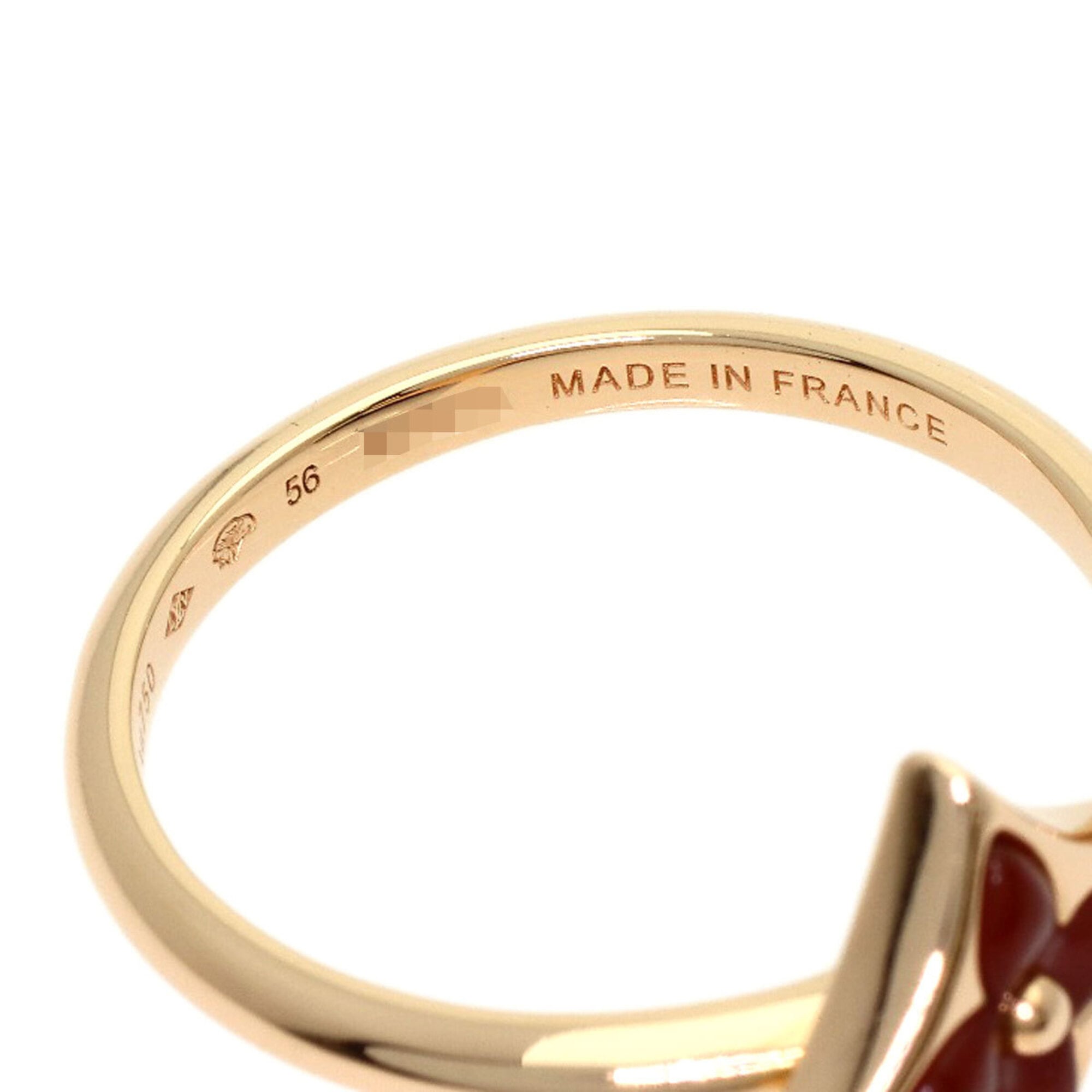 Louis Vuitton Pink Gold (18K) Band Ring (Pre-Owned)