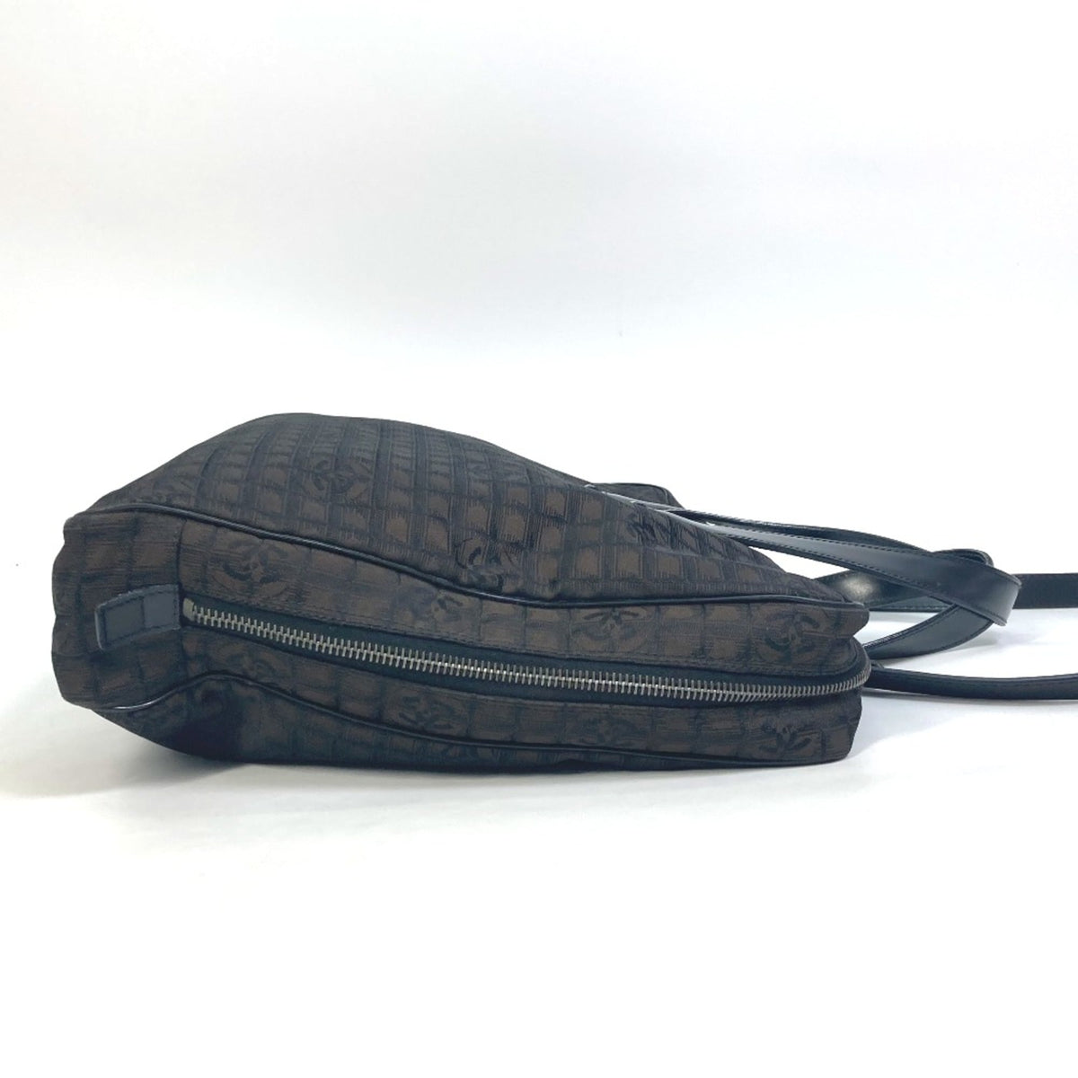 Chanel Brown Cloth Briefcase (Pre-Owned)