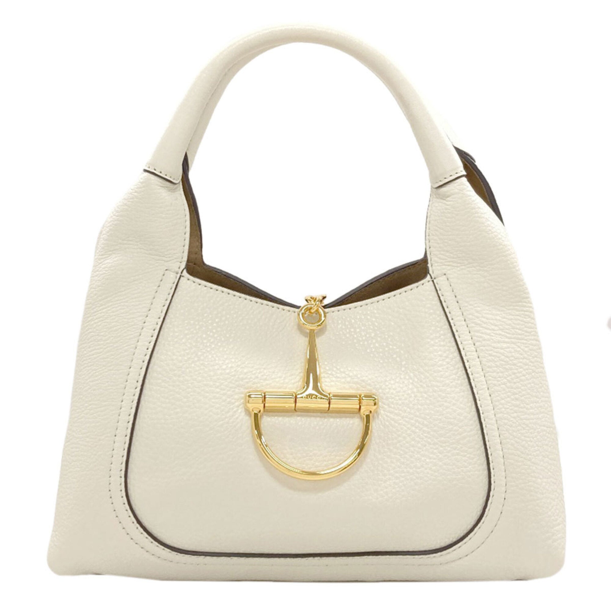 Gucci White Leather Handbag (Pre-Owned)