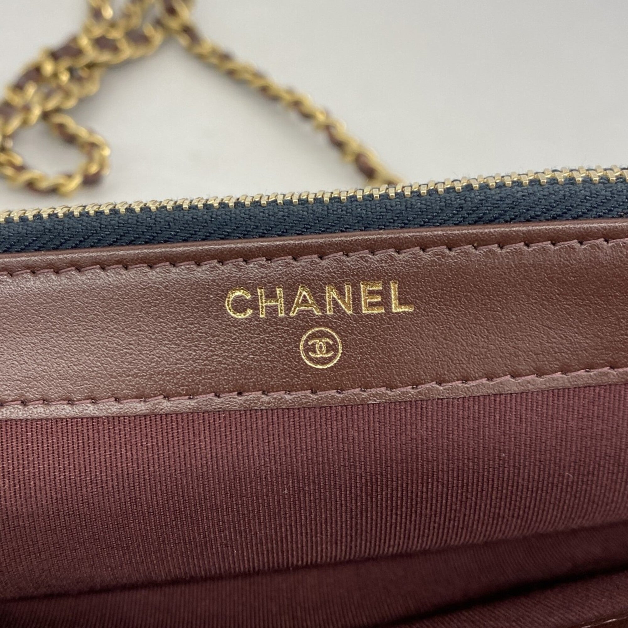 Chanel Navy Cotton Shoulder Bag (Pre-Owned)