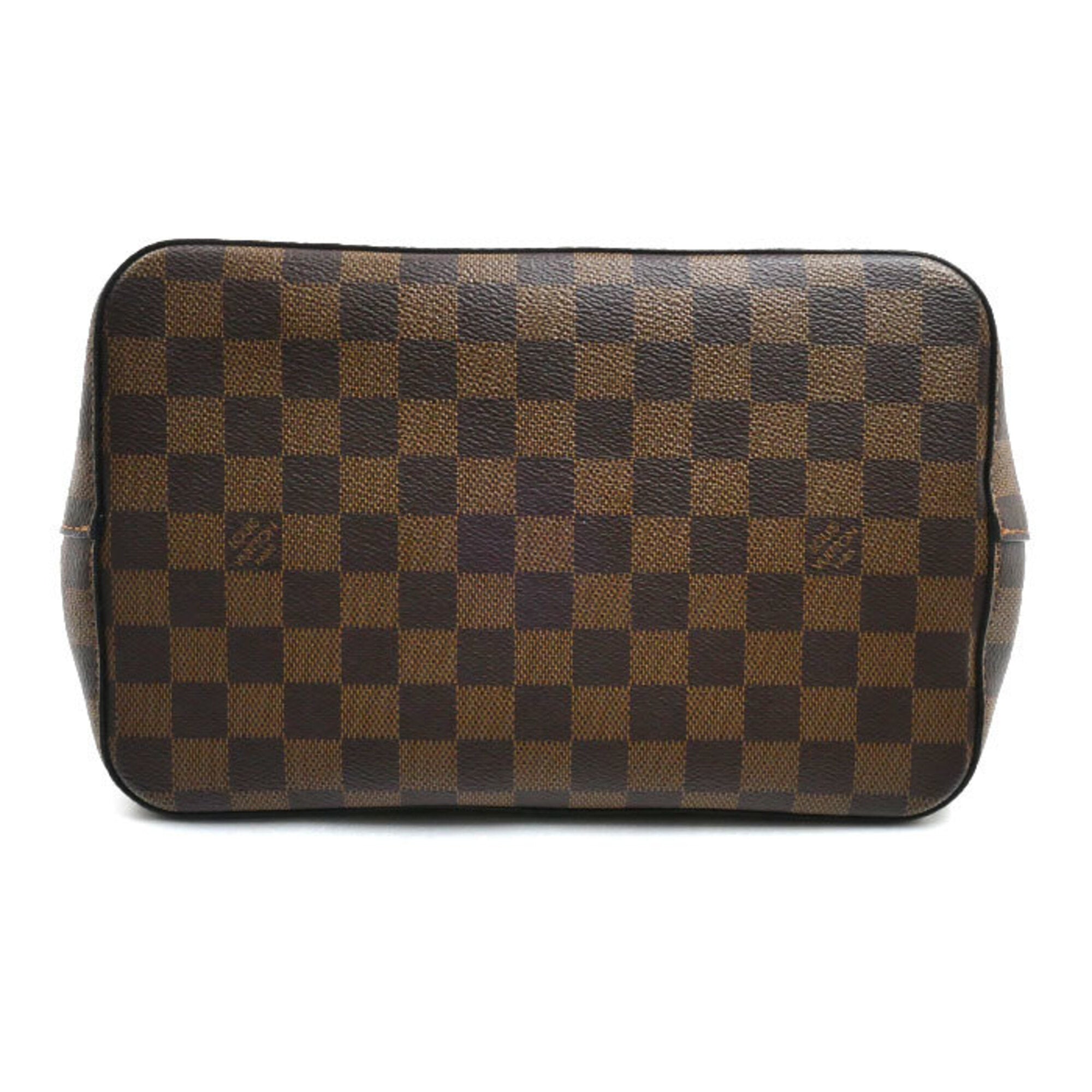 Louis Vuitton Ebene Saffron Damier Canvas Shoulder Bag (Pre-Owned)