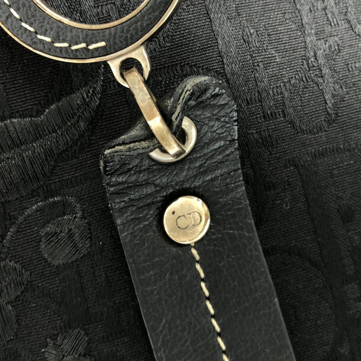 Christian Dior Black Canvas Handbag (Pre-Owned)