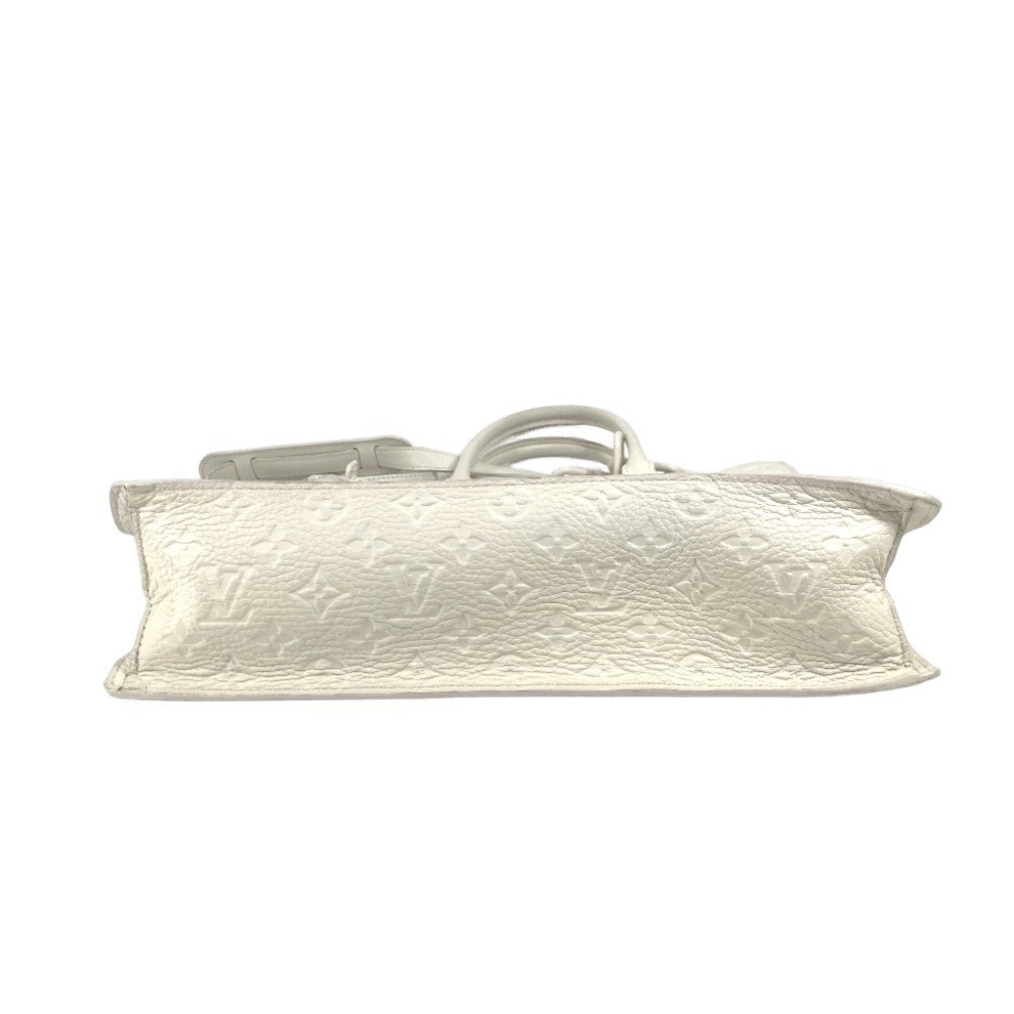Louis Vuitton White Handbag Shoulder Bag Tote Bag (Pre-Owned)