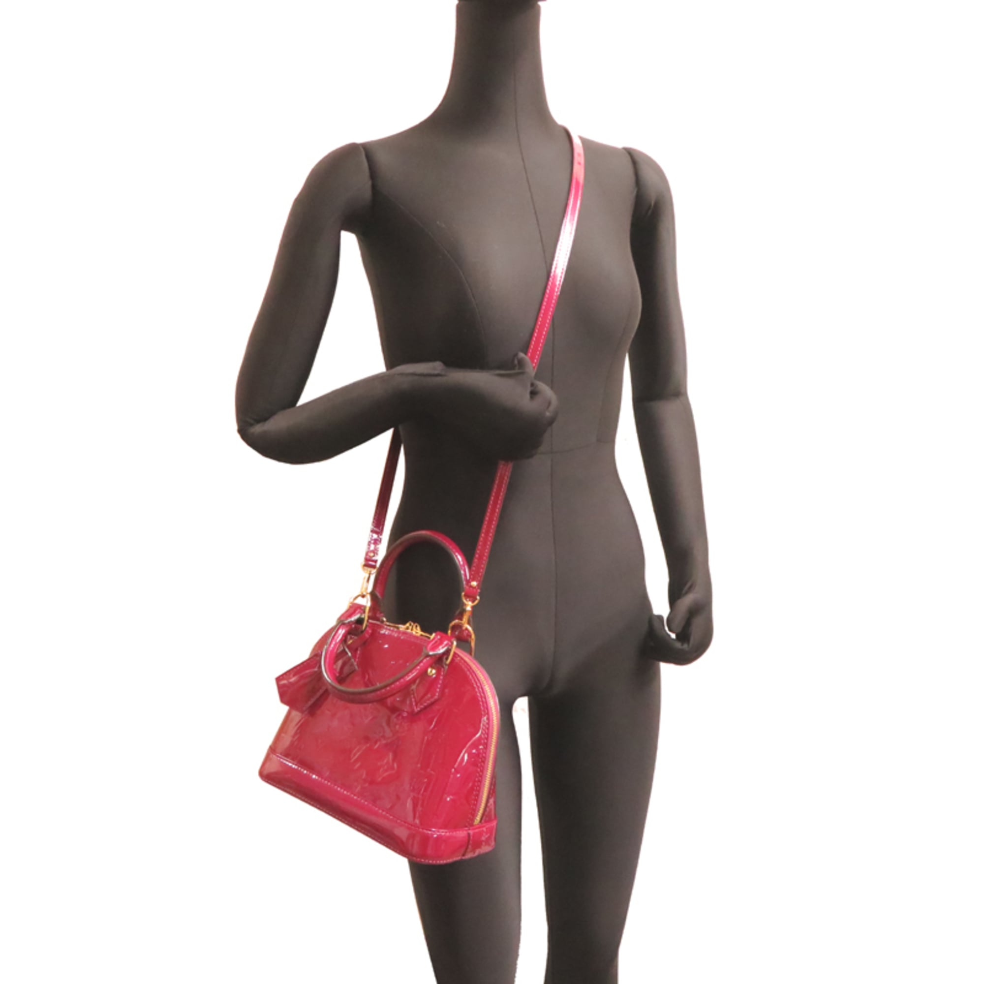 Louis Vuitton Purple Monogram Vernis Handbag (Pre-Owned)