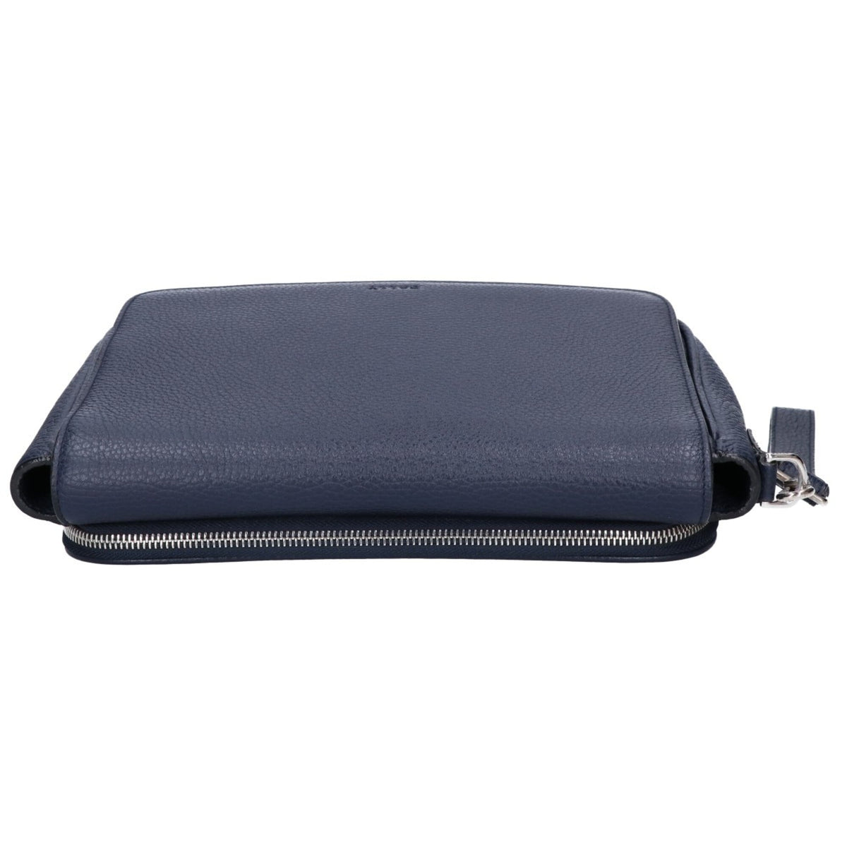 Bally Navy Leather Clutch Bag (Pre-Owned)
