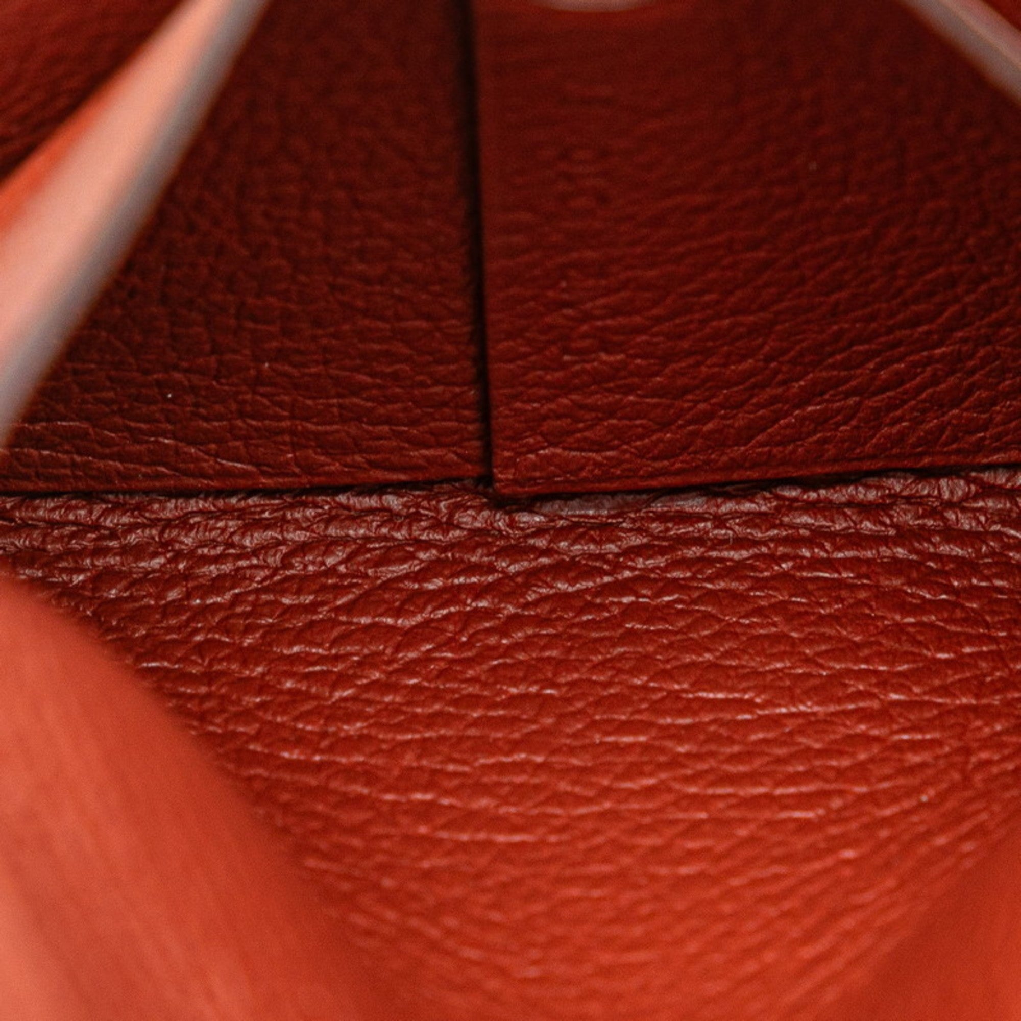 Hermes Bastia Brown Coin Purse/Coin Case (Pre-Owned)