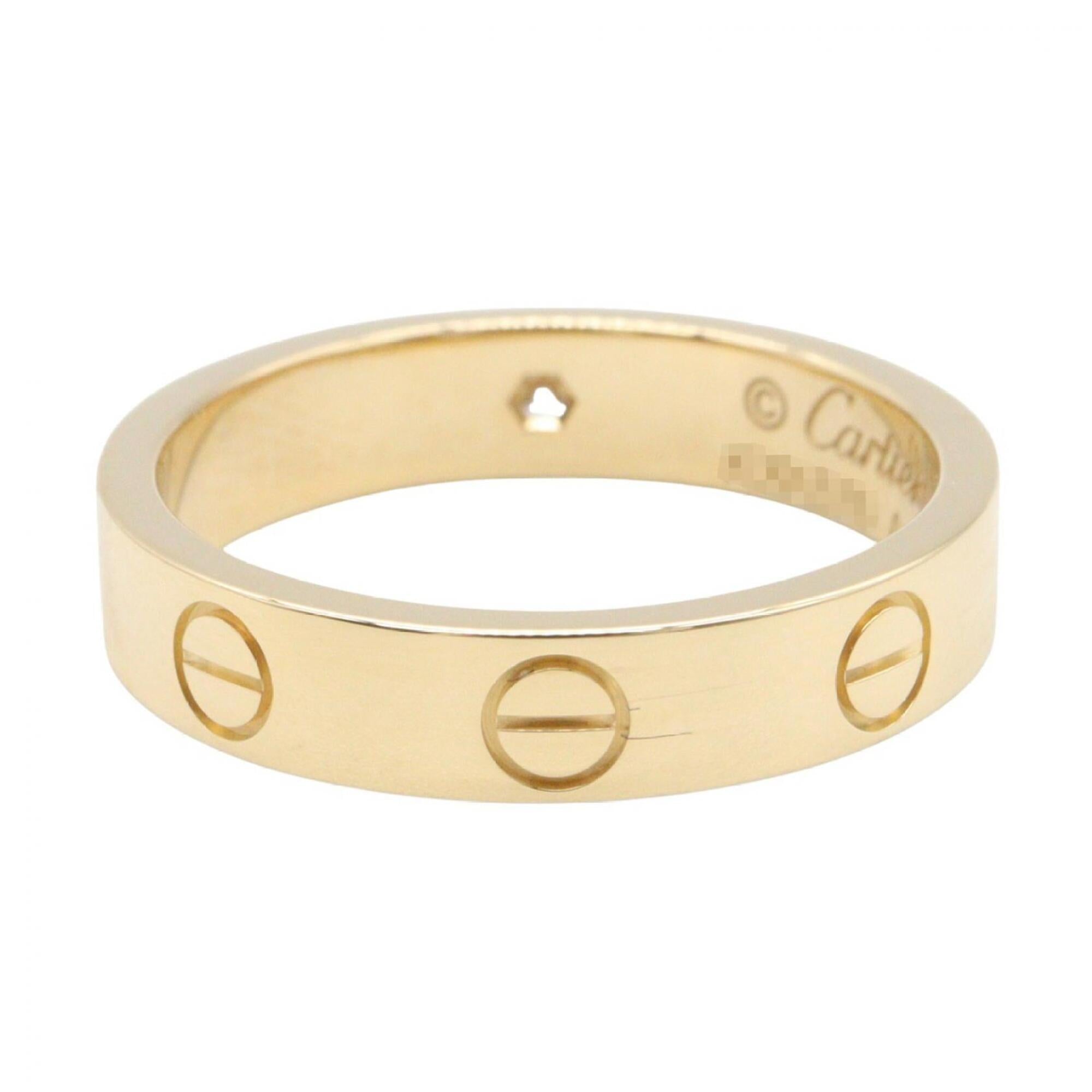 Cartier Gold Clear Yellow Gold (18K) Band Ring (Pre-Owned)