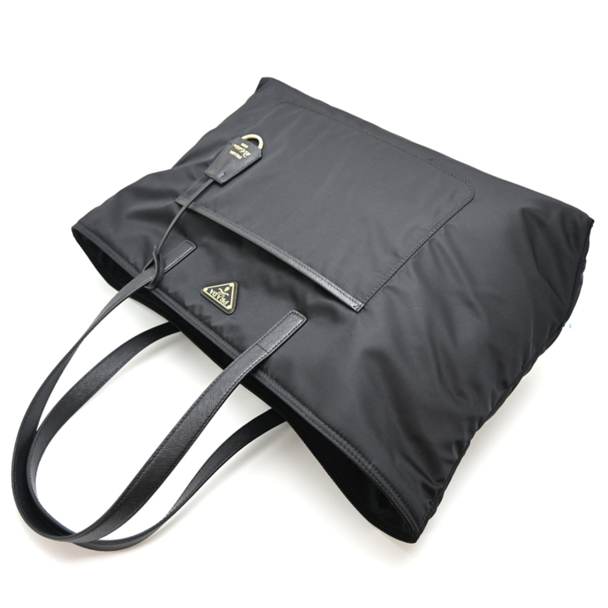 Prada Black Nero Nylon Tote Bag (Pre-Owned)