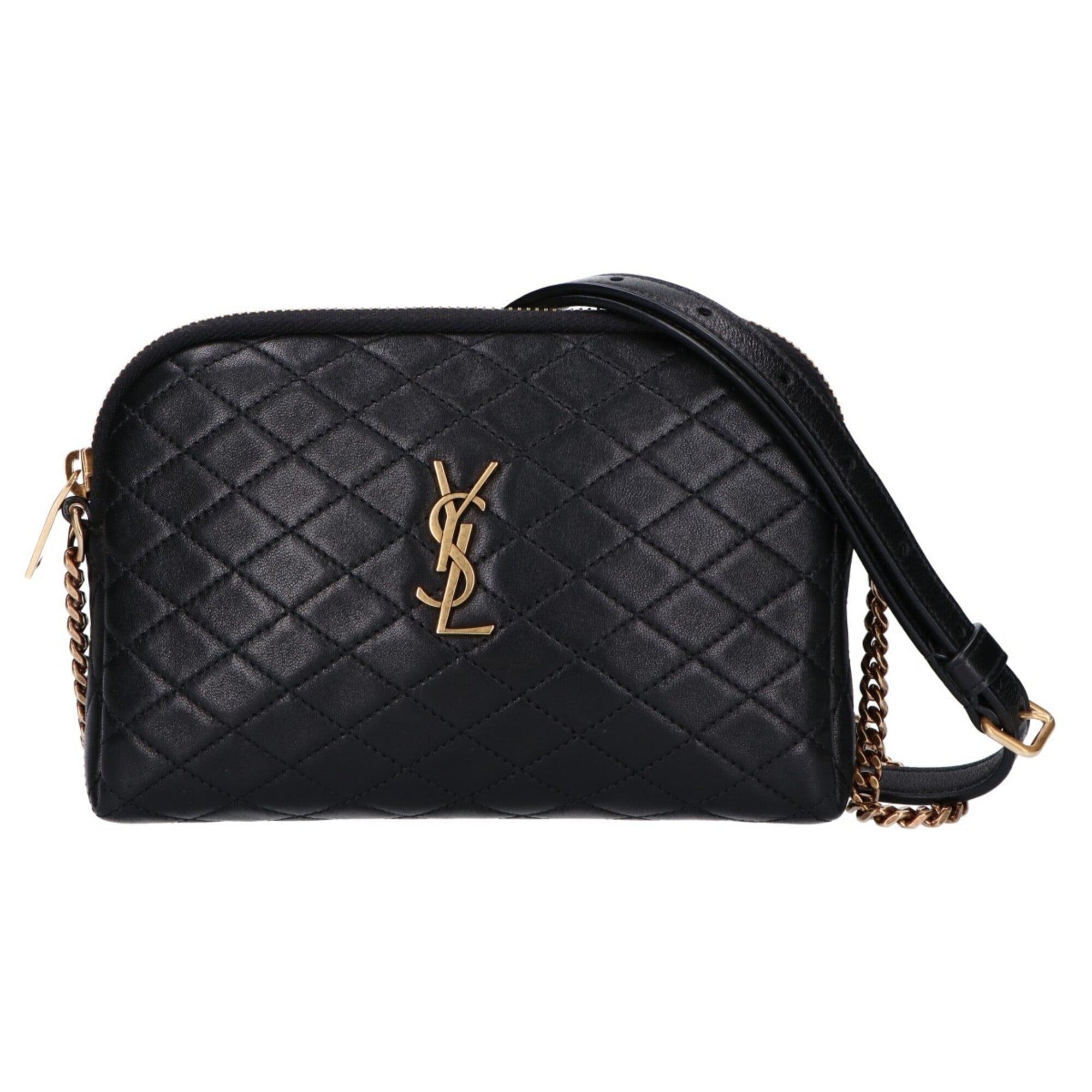 Yves Saint Laurent Black Leather Shoulder Bag (Pre-Owned)