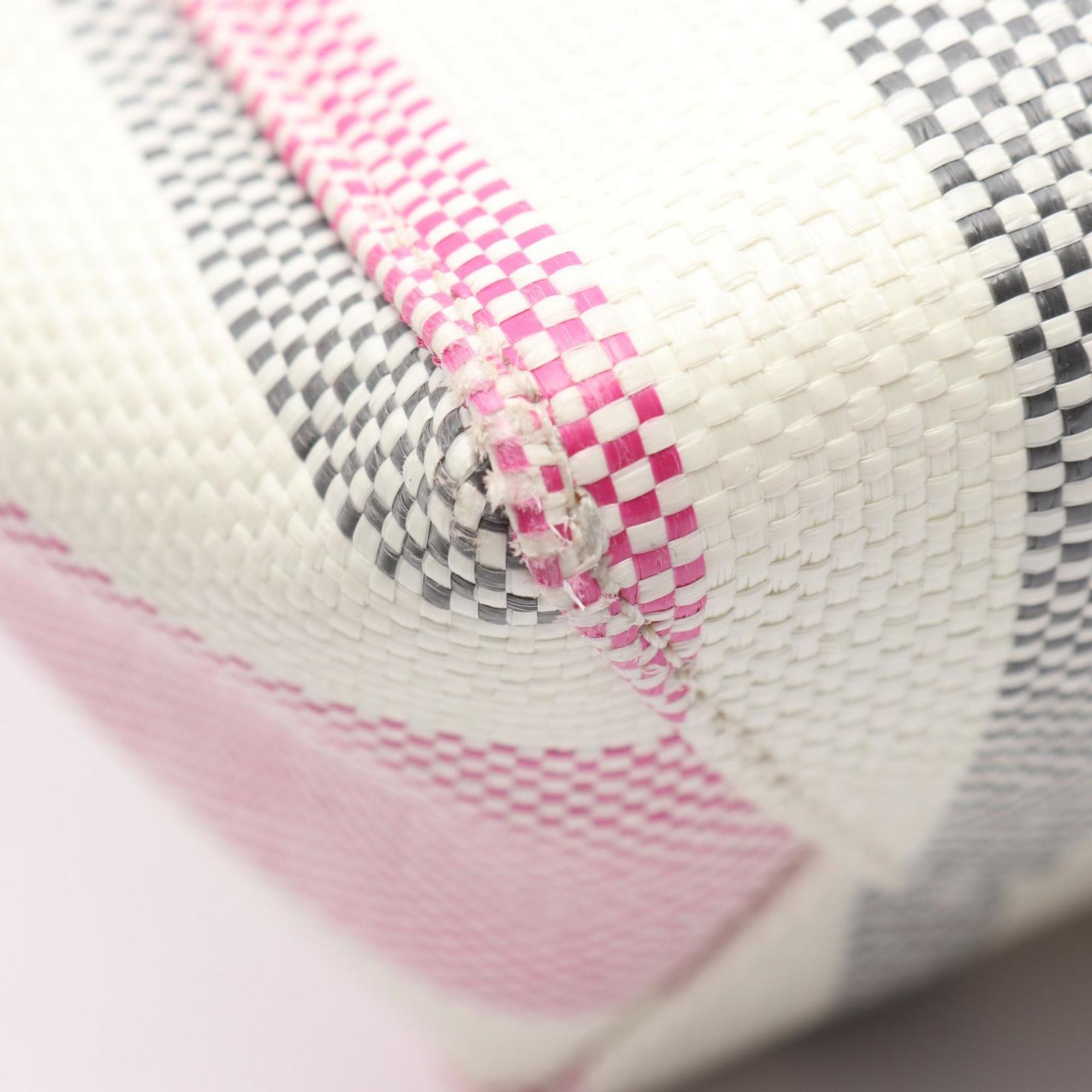 Balenciaga Multi-Color White Canvas Handbag (Pre-Owned)