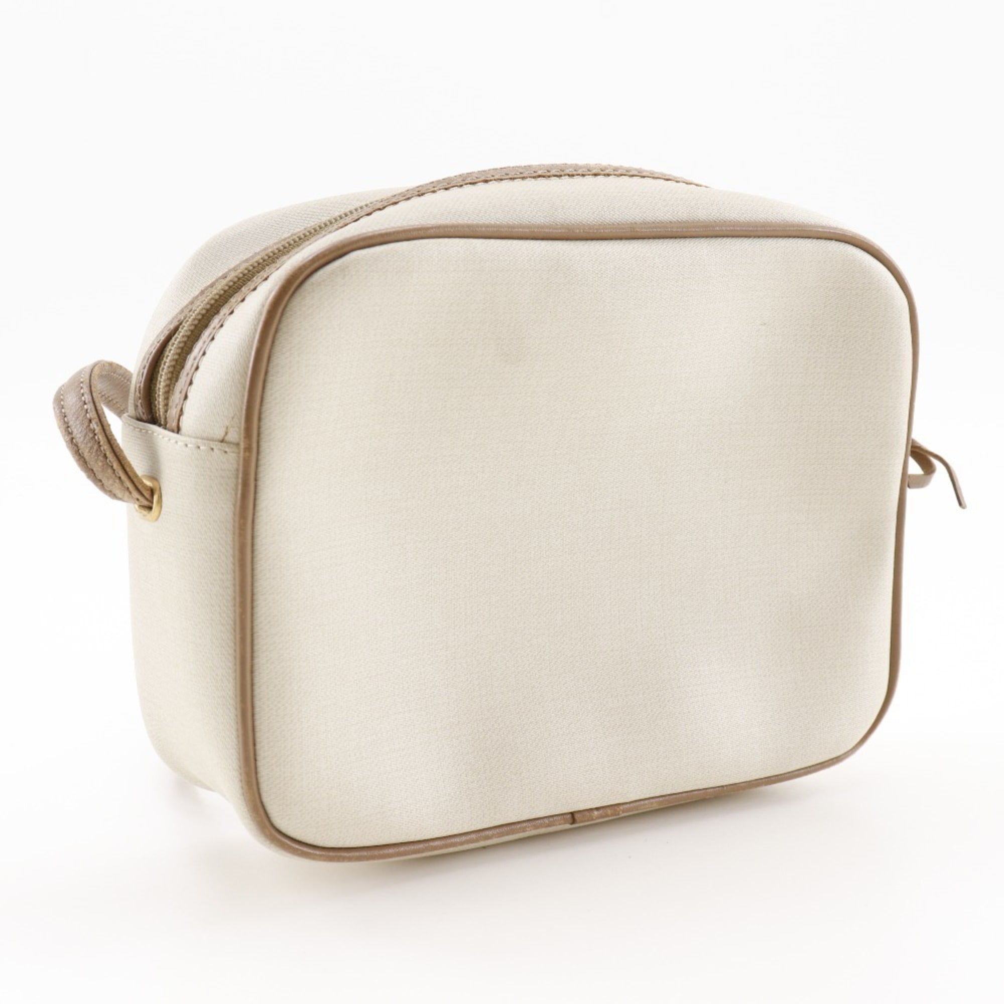 Christian Dior Beige Pvc Pochette Shoulder Bag (Pre-Owned)