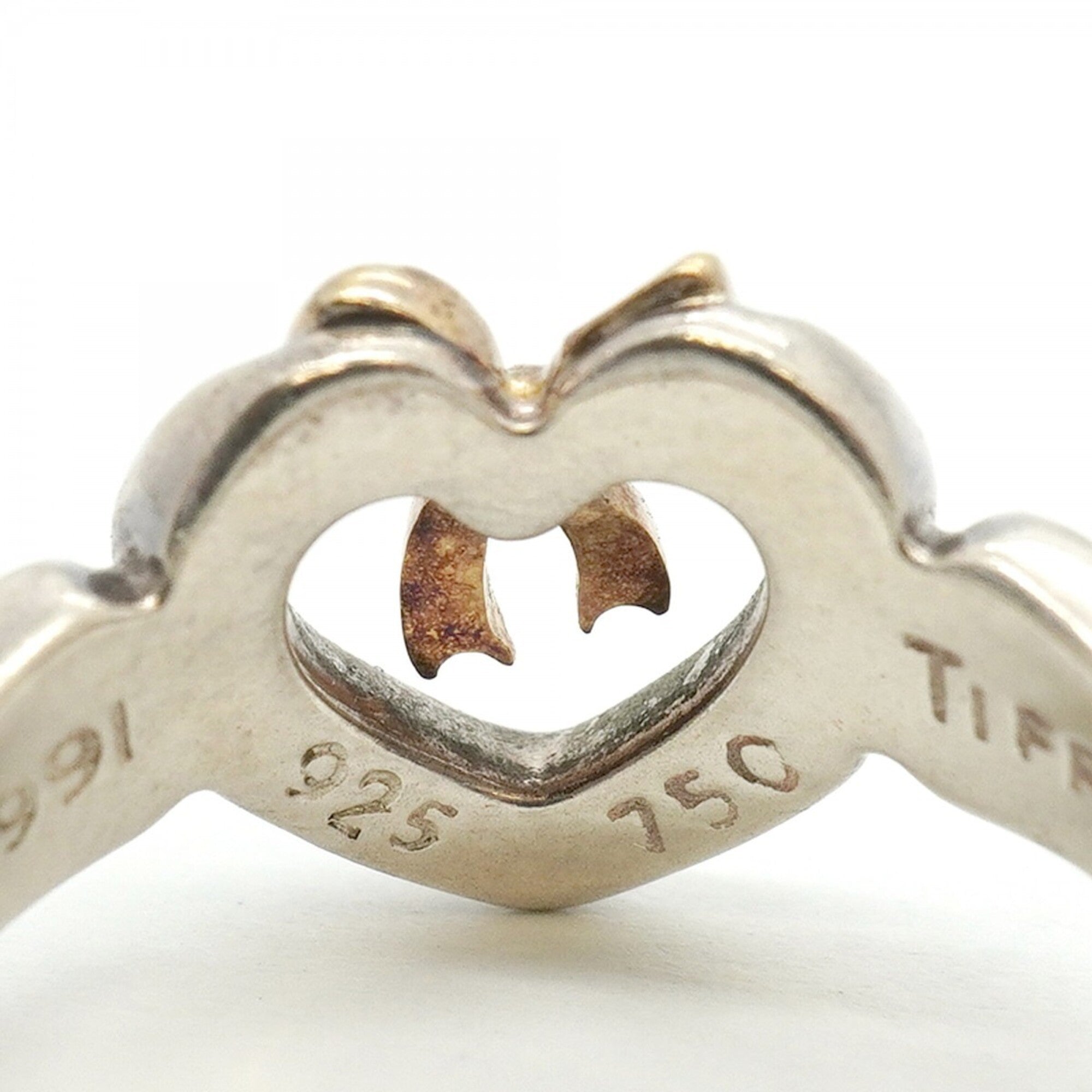 Tiffany Yellow Gold (18K) Silver 925 Band Ring (Pre-Owned)