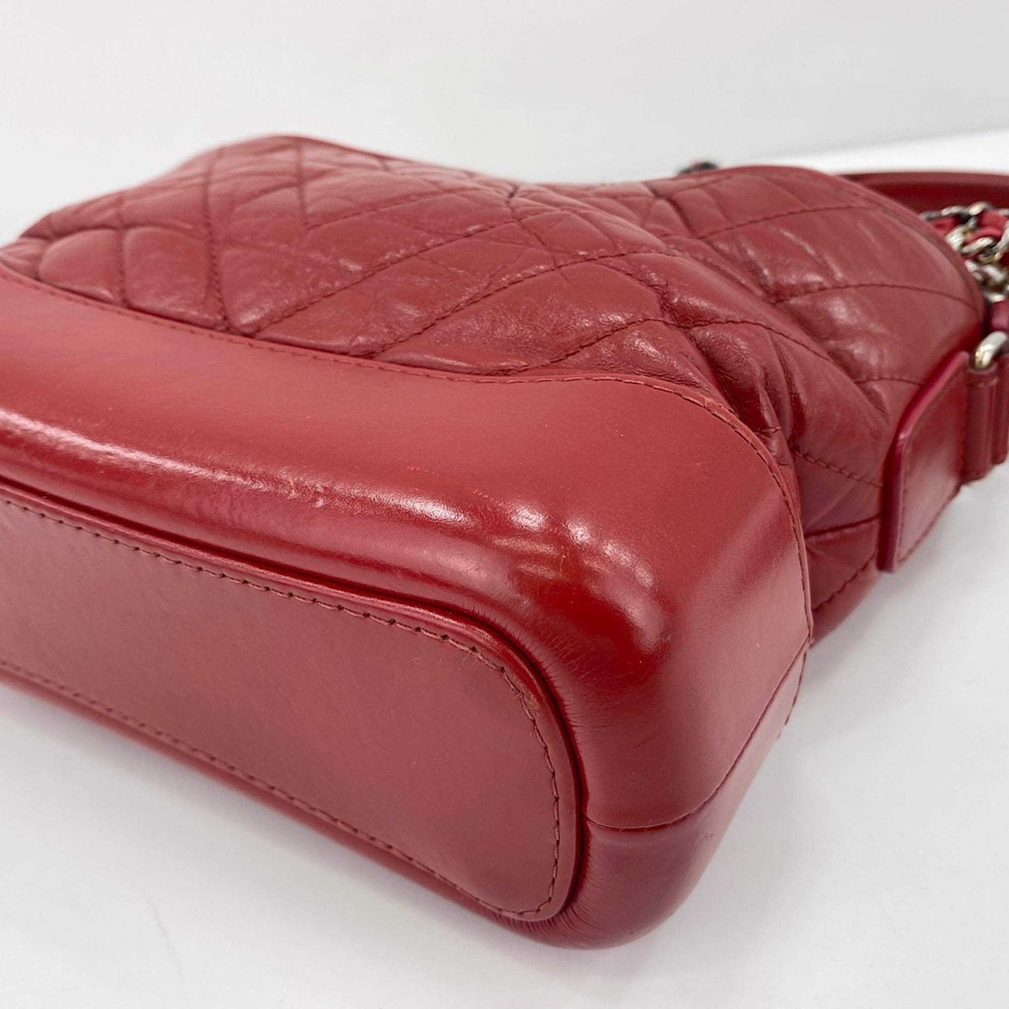 Chanel Clear Red Color Shoulder Bag (Pre-Owned)