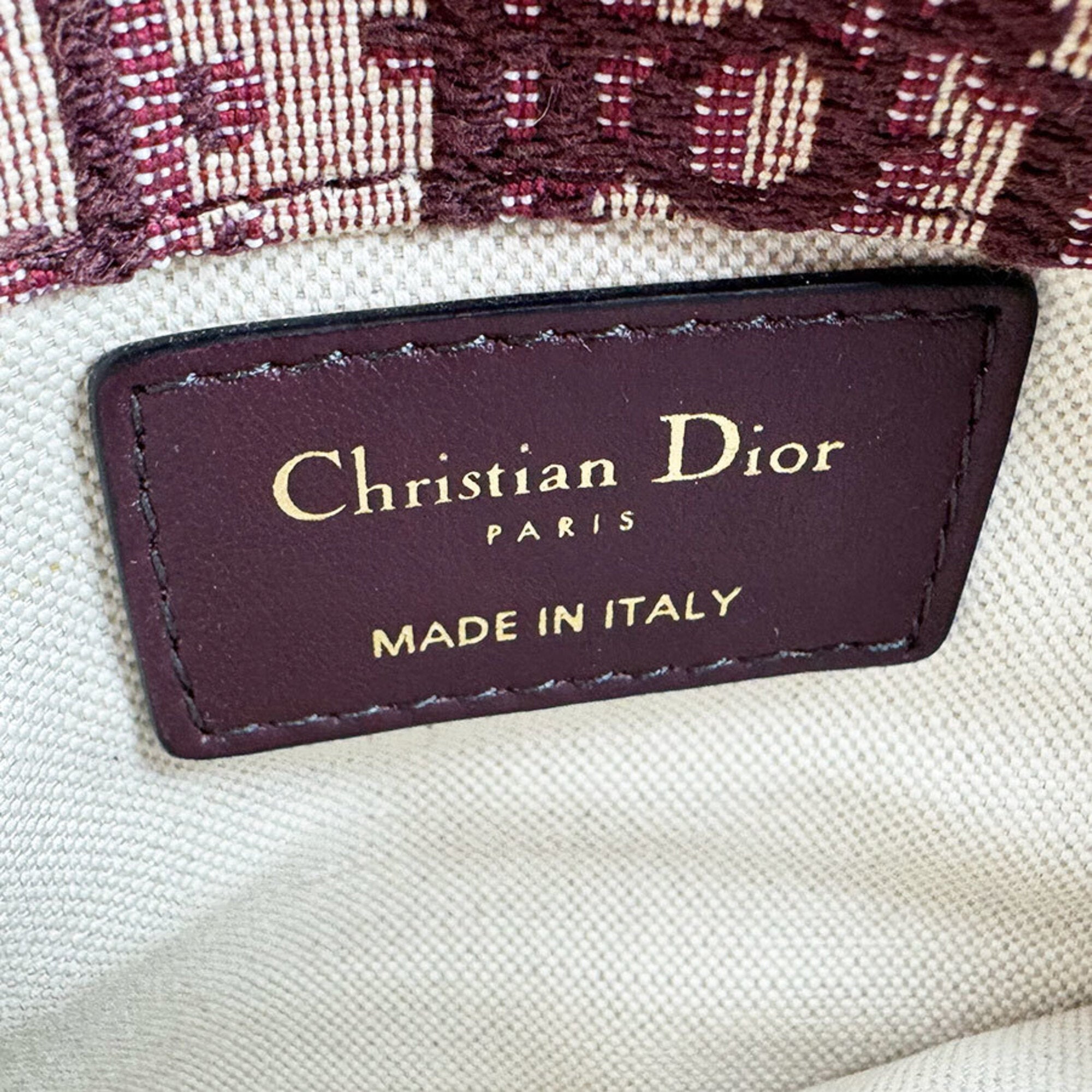 Christian Dior Bordeaux Canvas Fanny Pack Sling Bag (Pre-Owned)