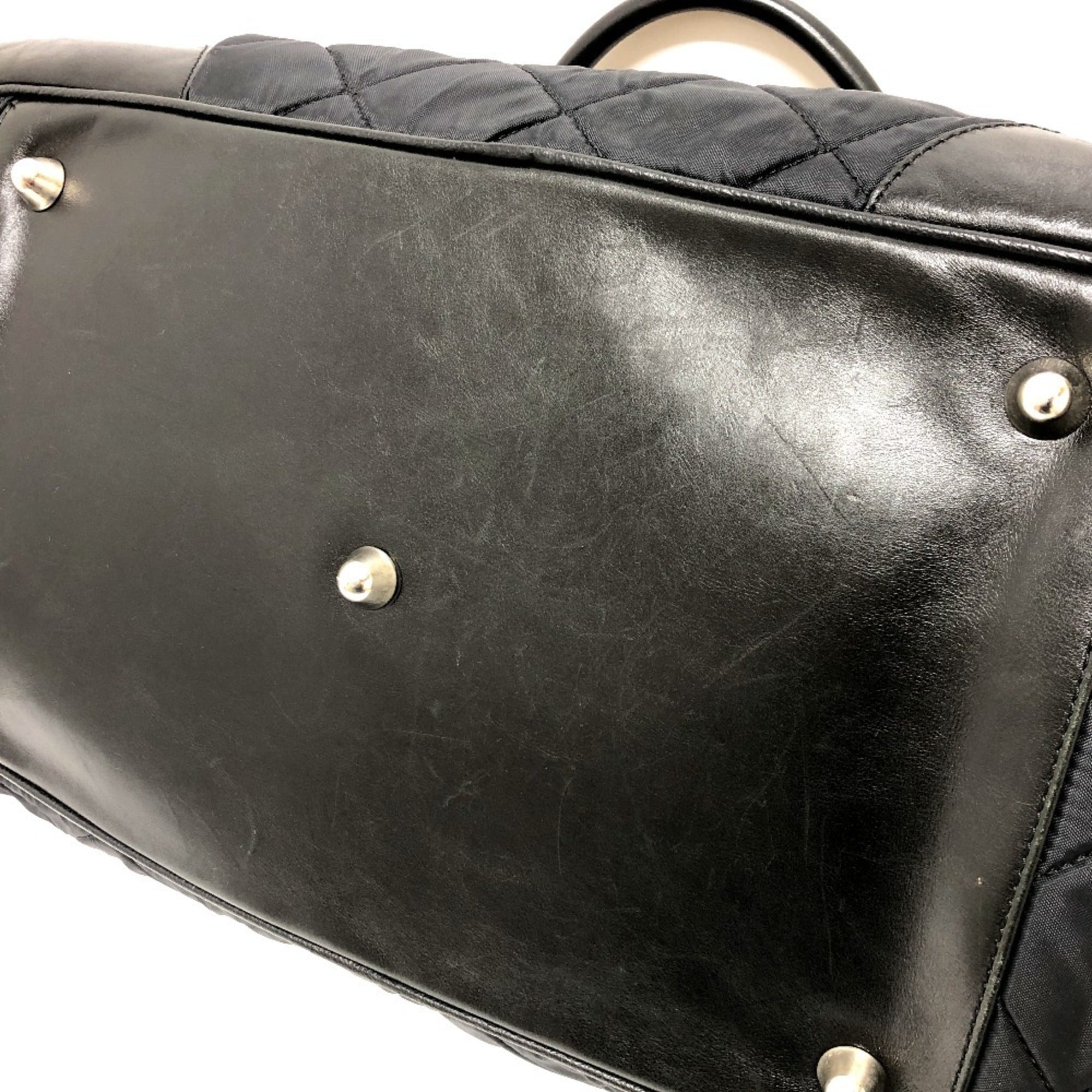 Dolce & Gabbana Black Nylon Boston Bag (Pre-Owned)