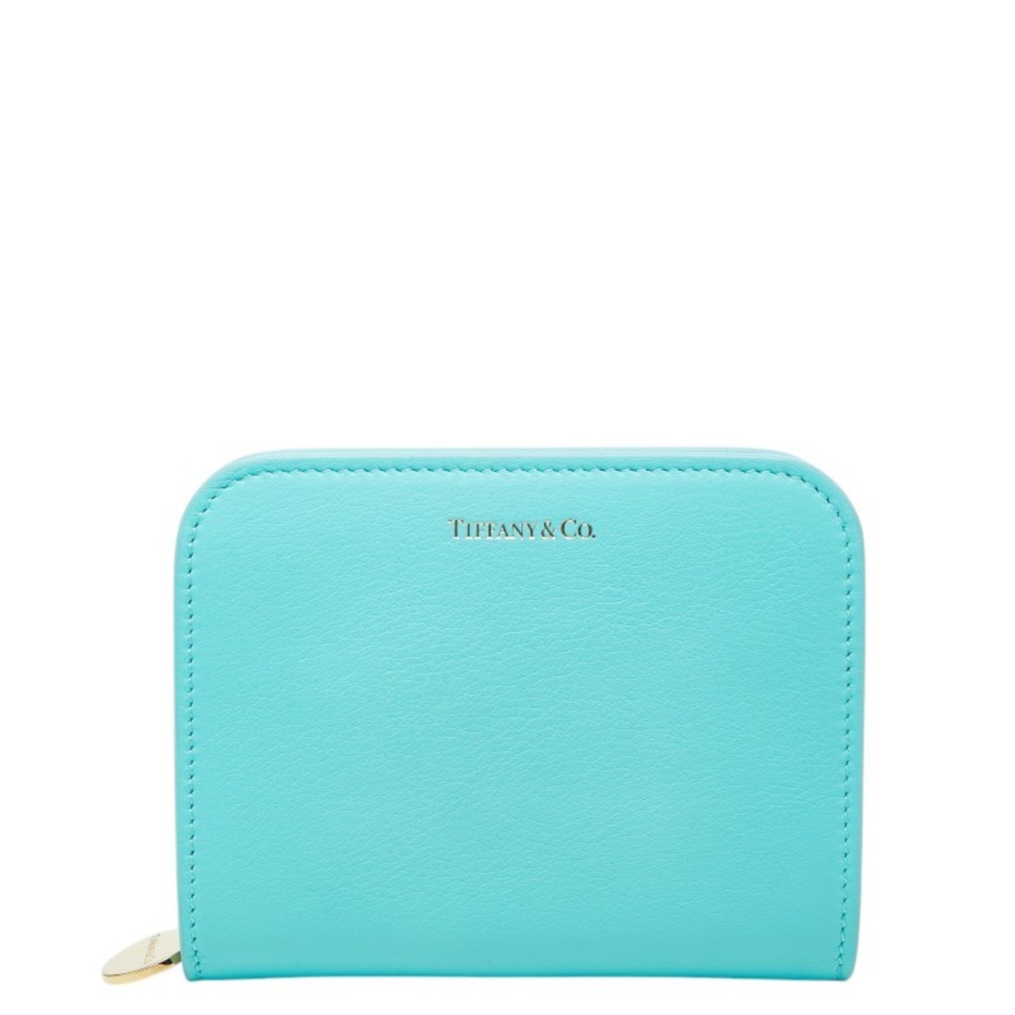 Tiffany Tiffany Blue Leather Wallet (Bi-Fold) (Pre-Owned)