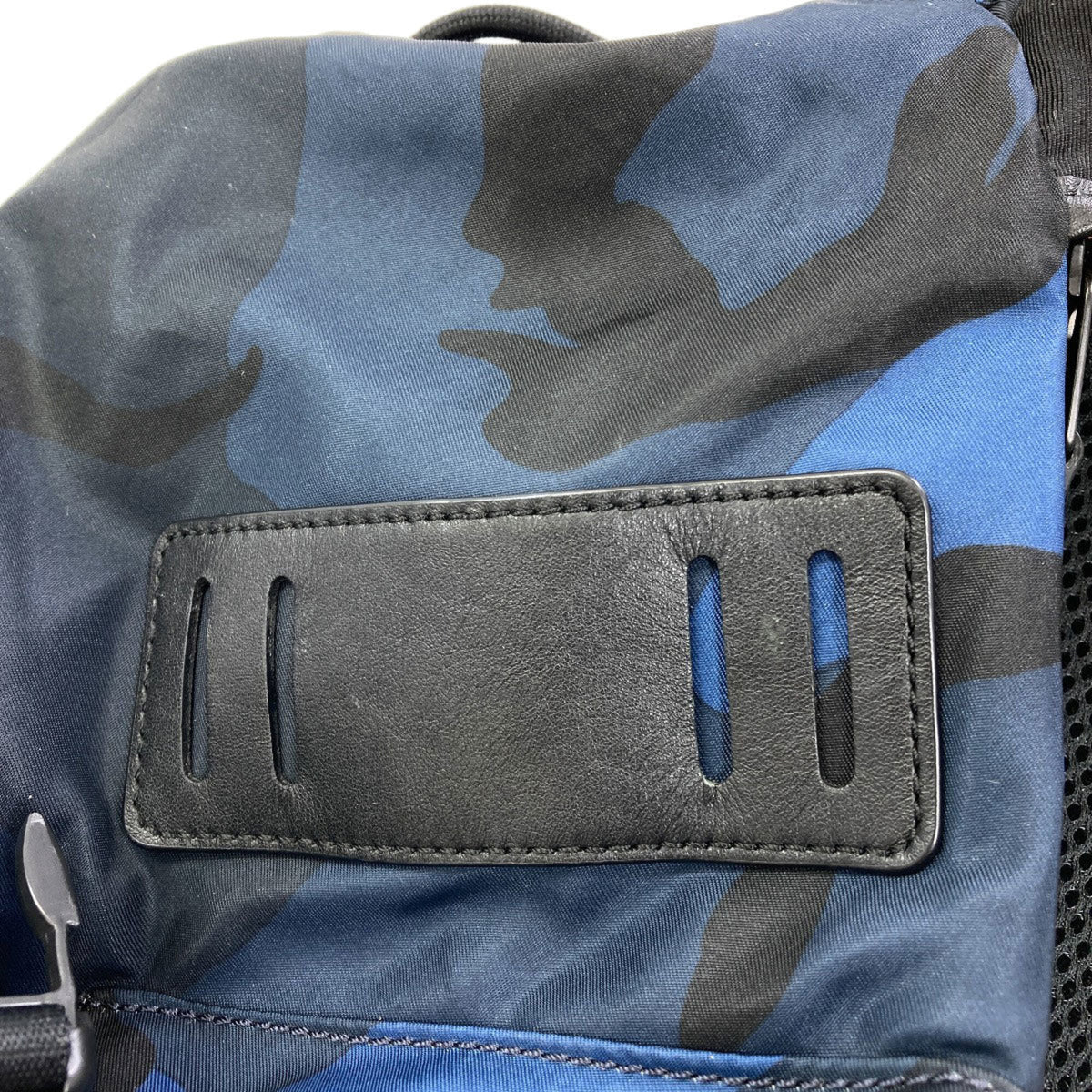 Coach Black Blue Nylon Backpack (Pre-Owned)