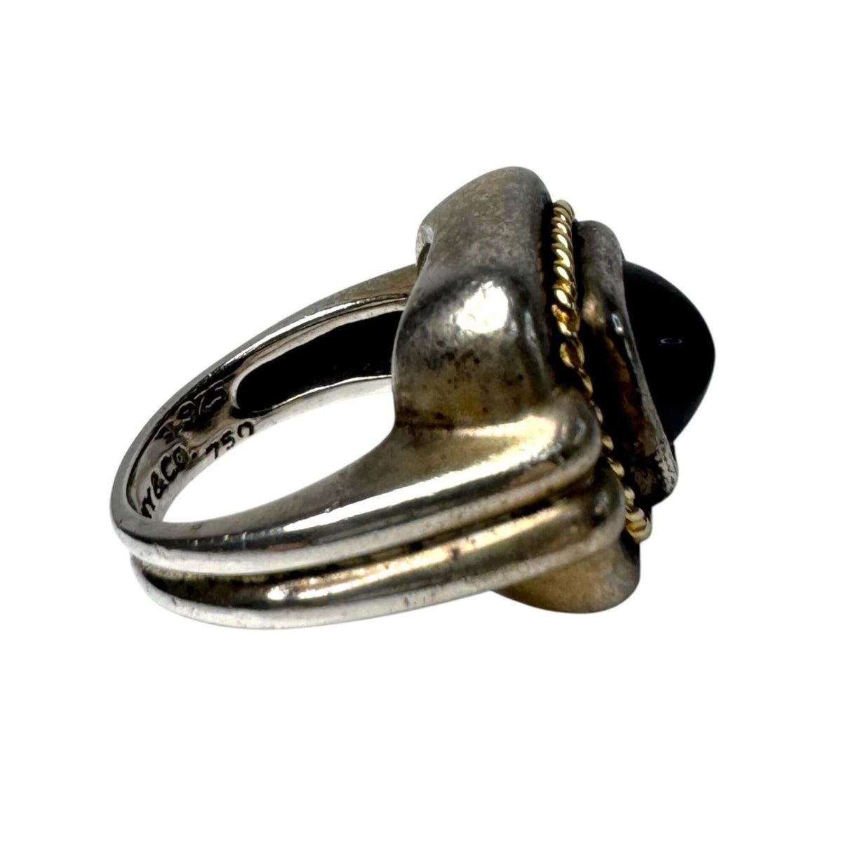 Tiffany Gold Silver Purple Gold (18K) Silver 925 Band Ring (Pre-Owned)