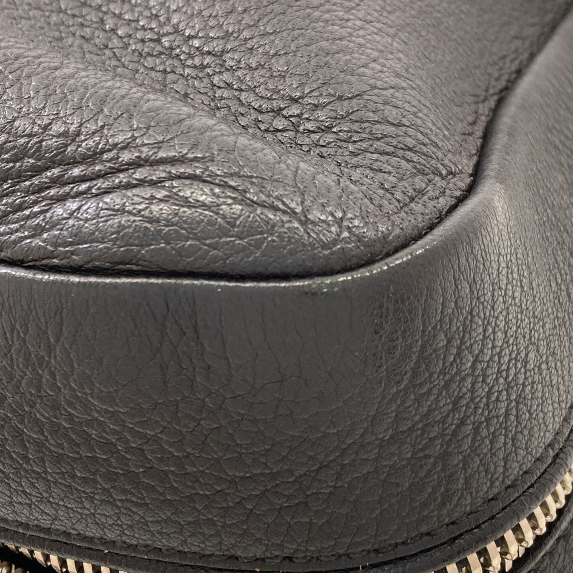 Prada Black Leather Shoulder Bag (Pre-Owned)