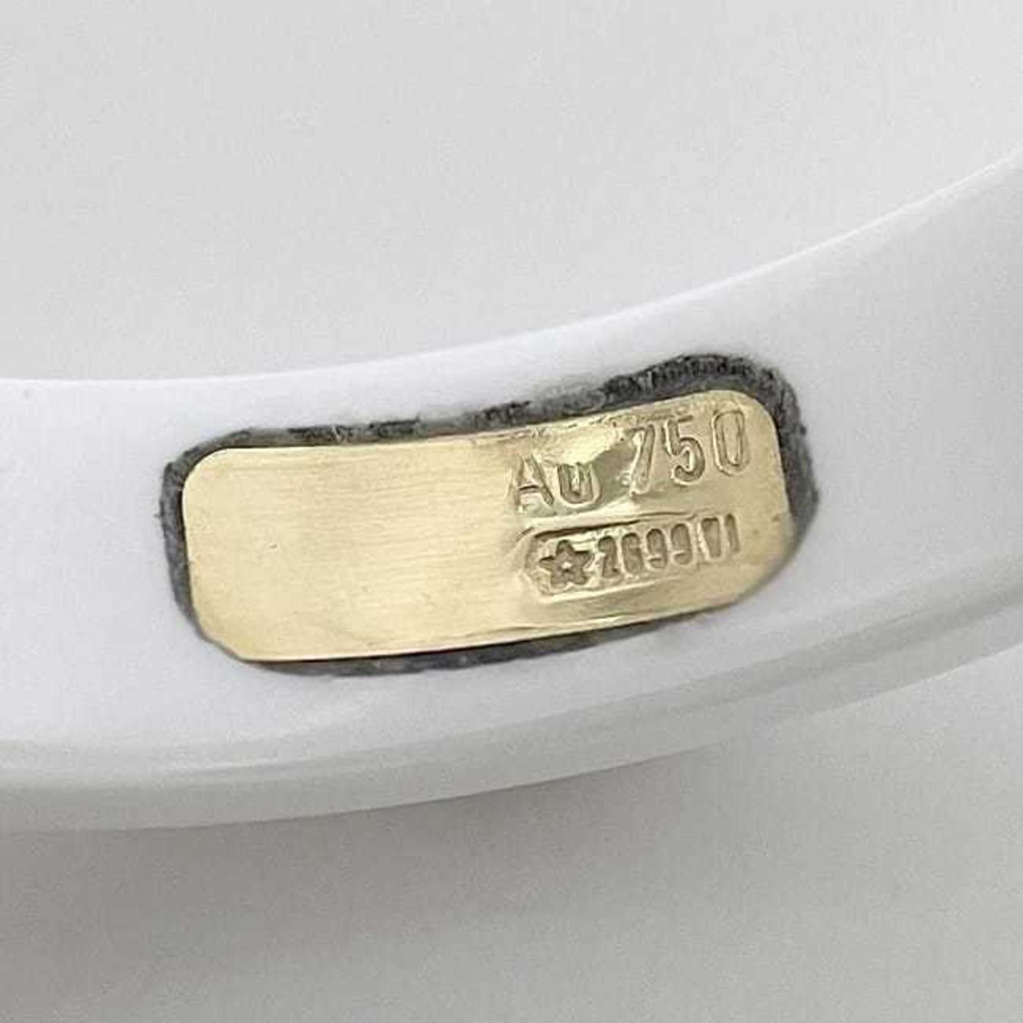 Gucci White Yellow Gold Ceramic Yellow Gold (18K) Band Ring (Pre-Owned)