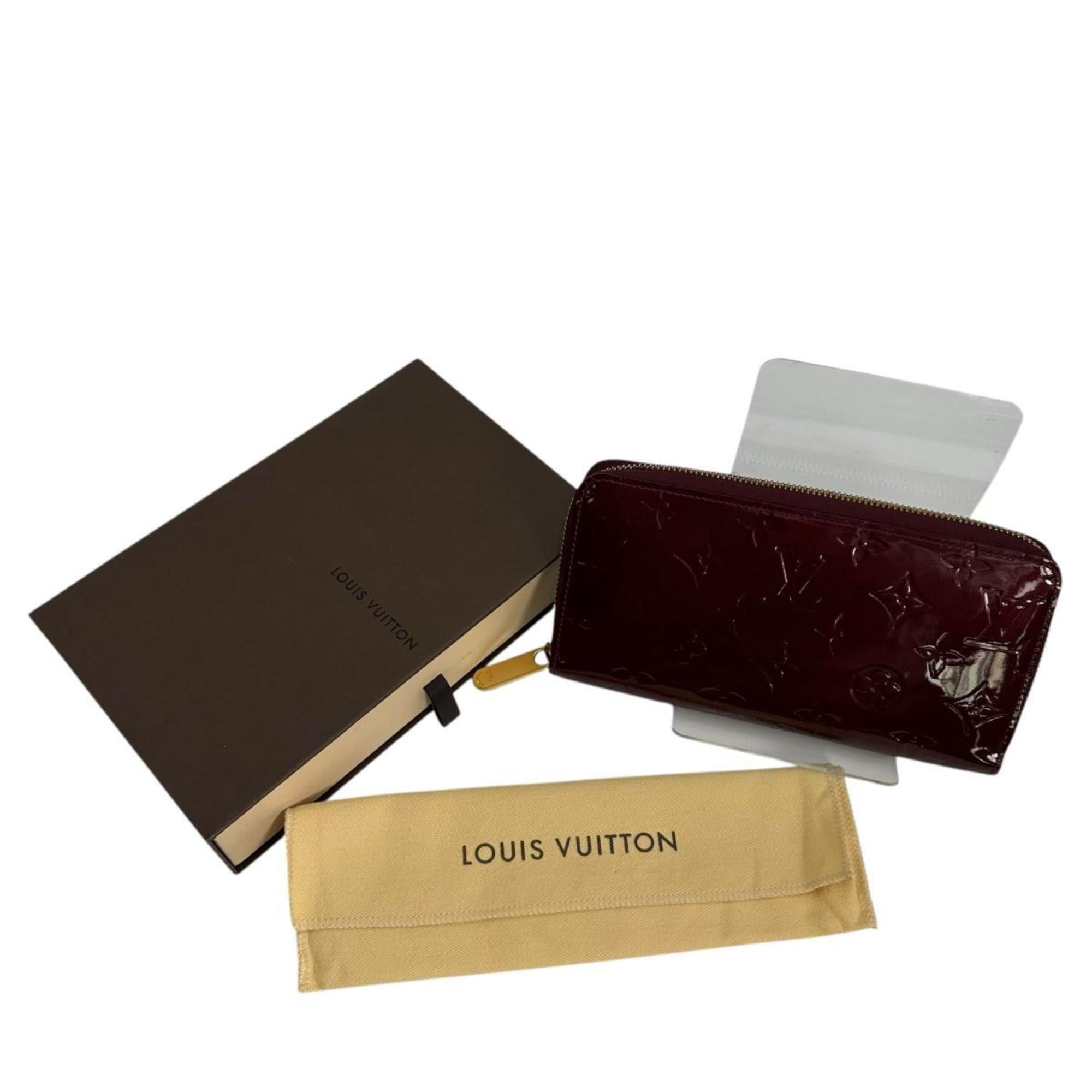 Louis Vuitton Monogram Vernis Magenta Monogram Vernis Long Wallet (Bi-Fold) (Pre-Owned)