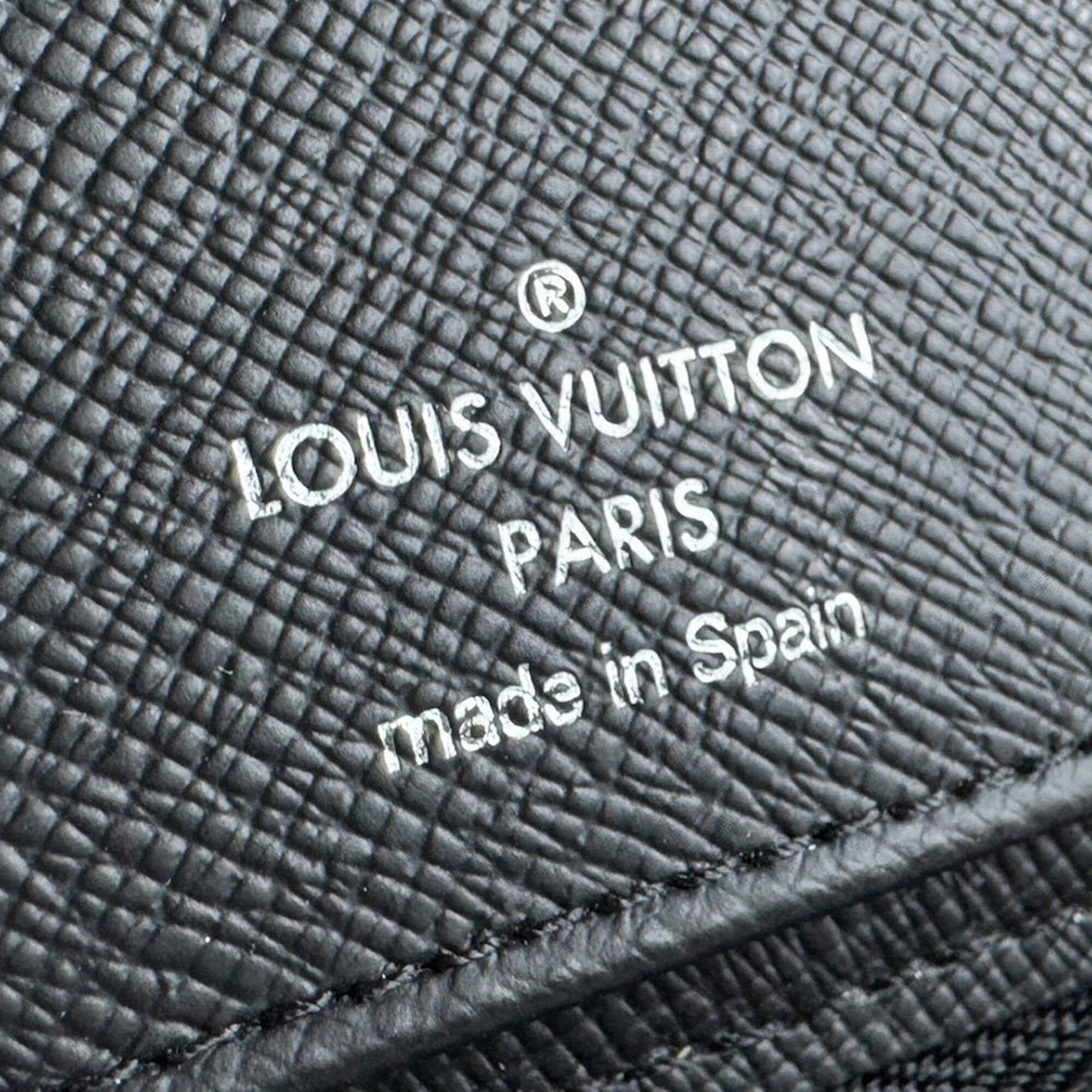 Louis Vuitton Black Monogram Eclipse Monogram Eclipse Long Wallet (Bi-Fold) (Pre-Owned)
