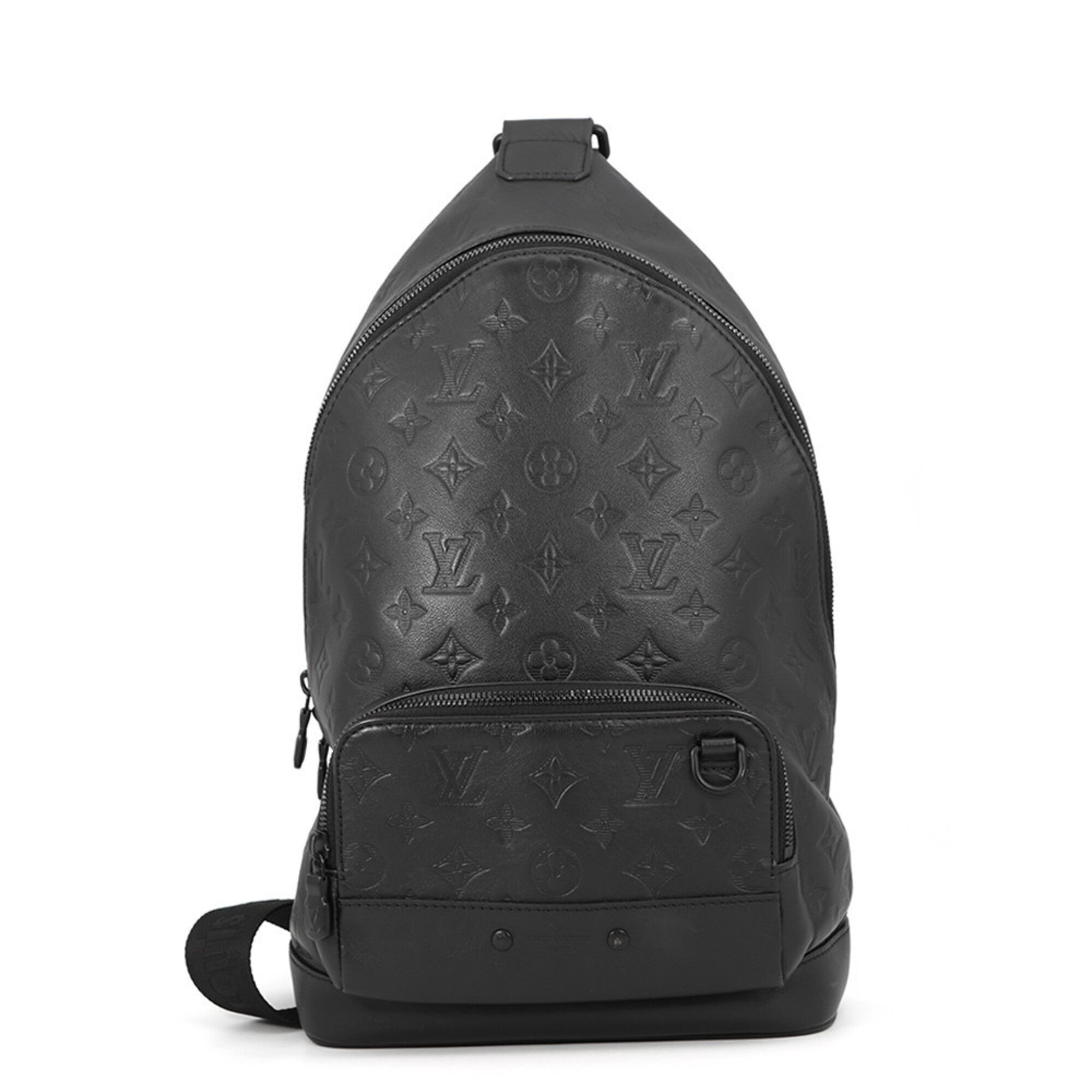 Louis Vuitton Black Monogram Noir Monogram Shadow Handbag Sling Bag (Pre-Owned)