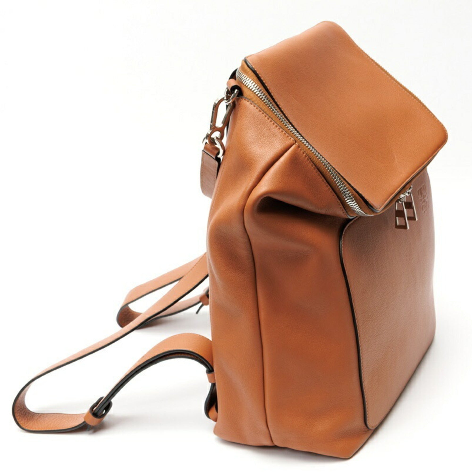 Loewe Brown Leather Backpack (Pre-Owned)