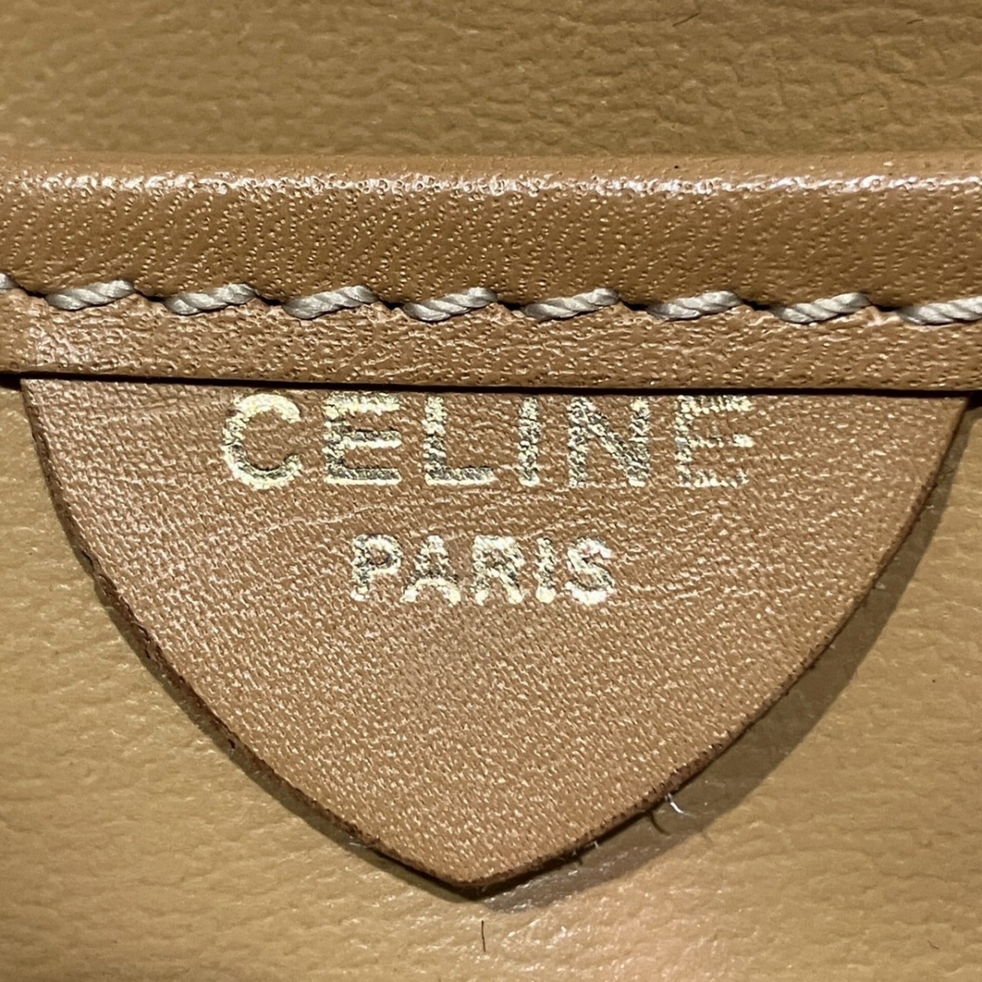 Celine Beige Pvc Shoulder Bag (Pre-Owned)