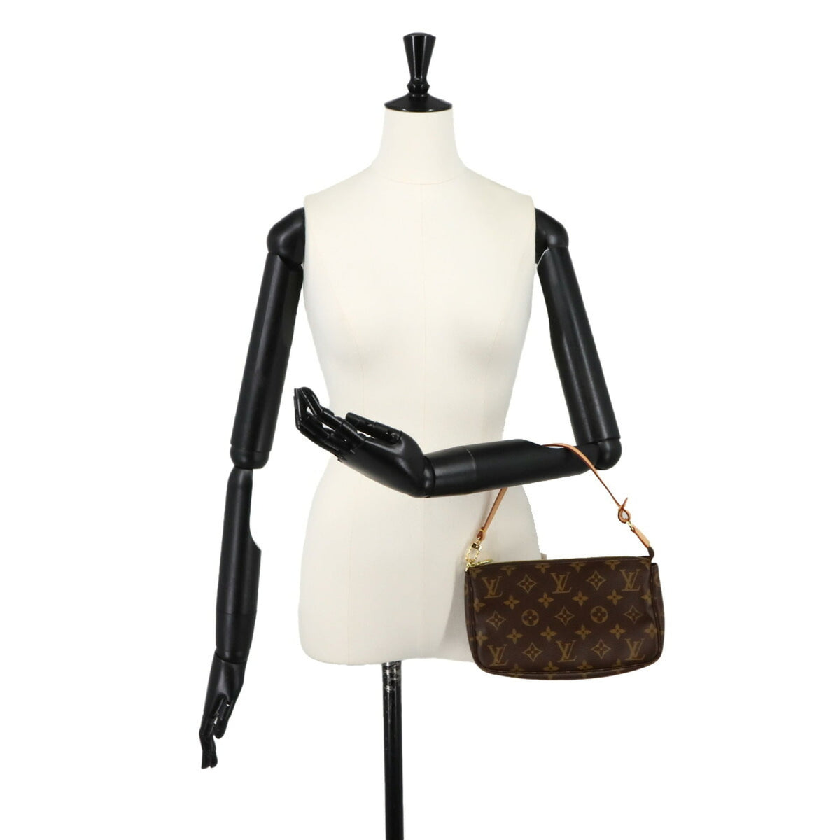 Louis Vuitton Brown Monogram Monogram Handbag Pochette (Pre-Owned)