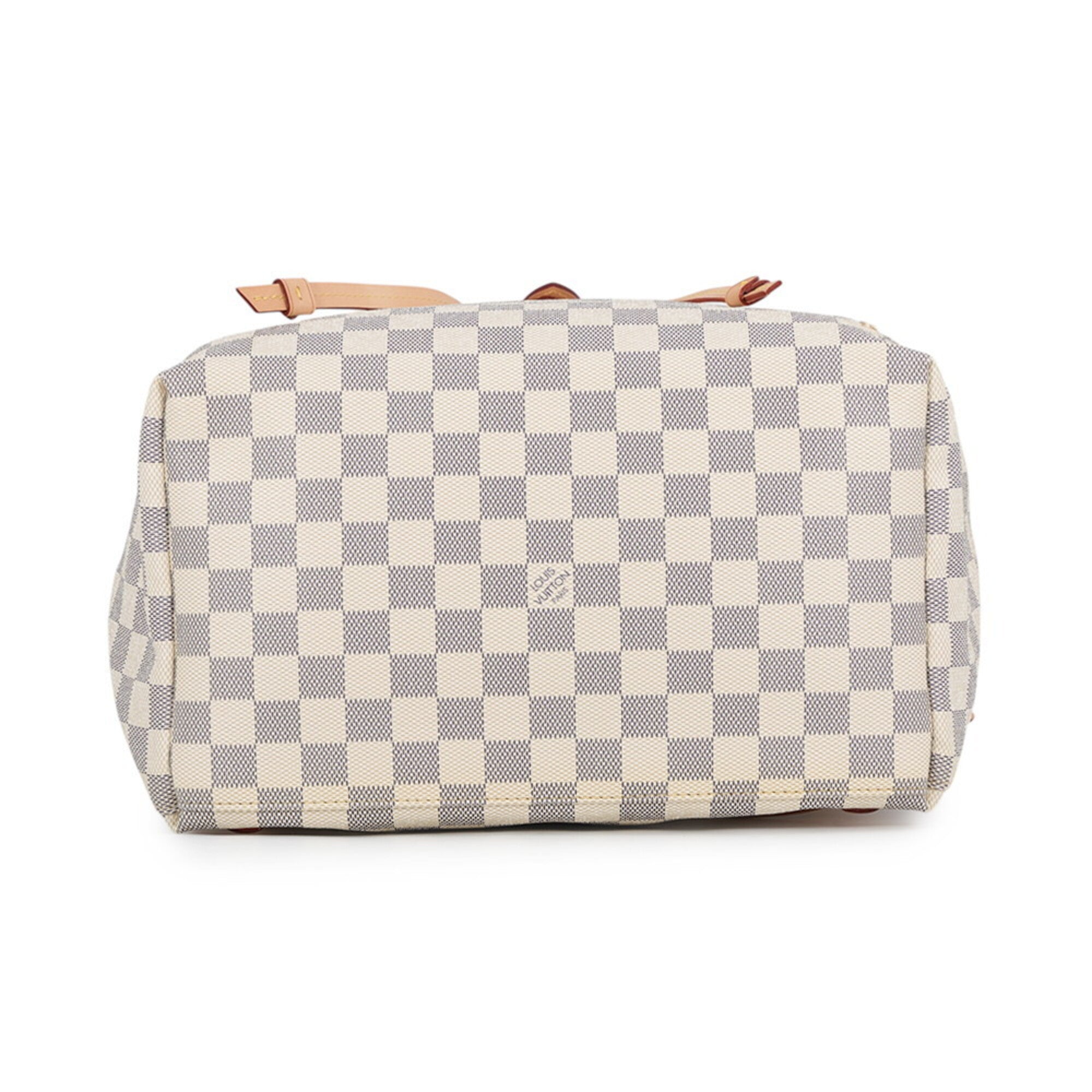 Louis Vuitton Beige Damier Azur Handbag (Pre-Owned)