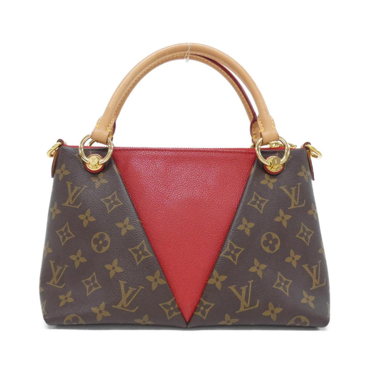 Louis Vuitton Cerise Marron Coated Canvas Handbag (Pre-Owned)