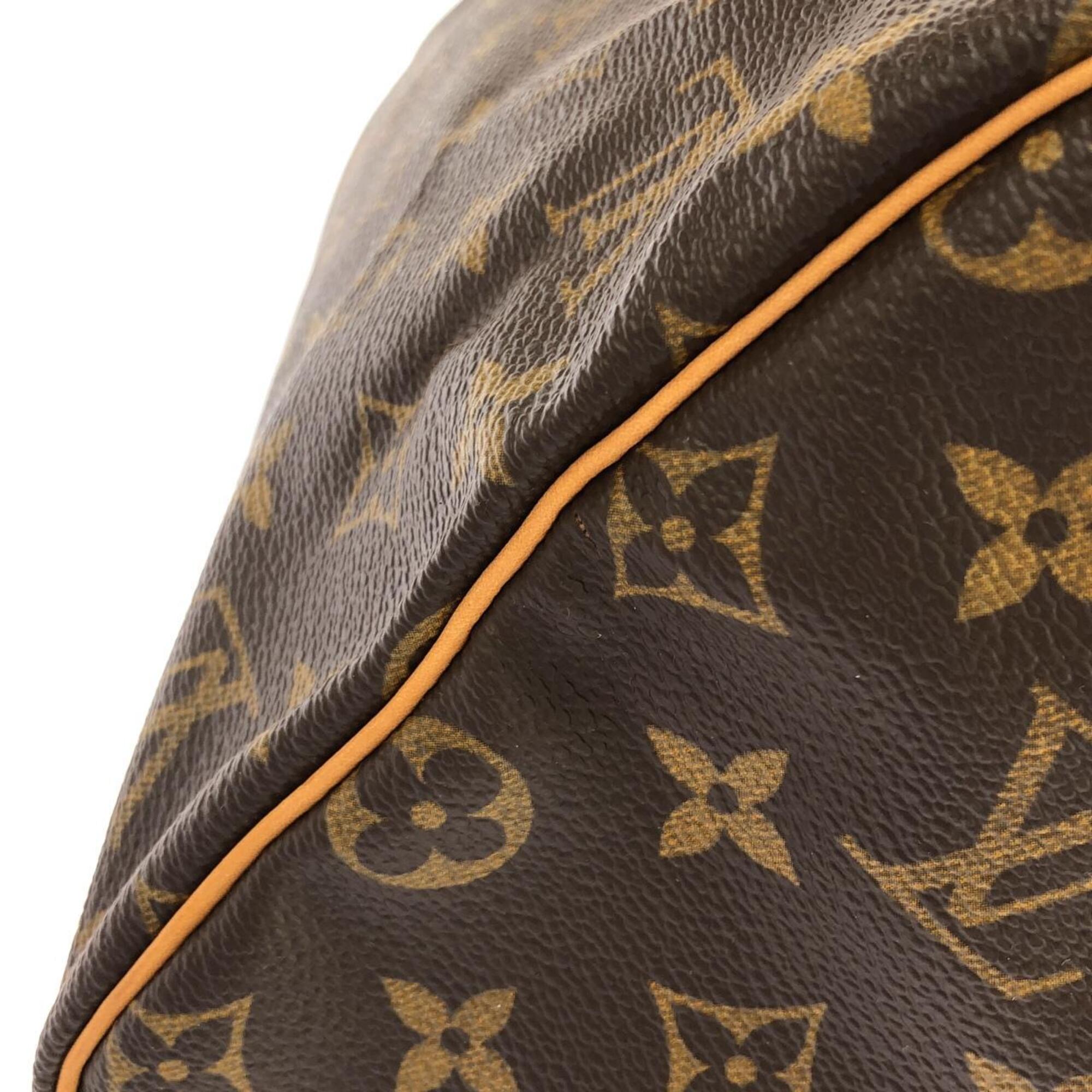 Louis Vuitton Marron Coated Canvas Boston Bag (Pre-Owned)