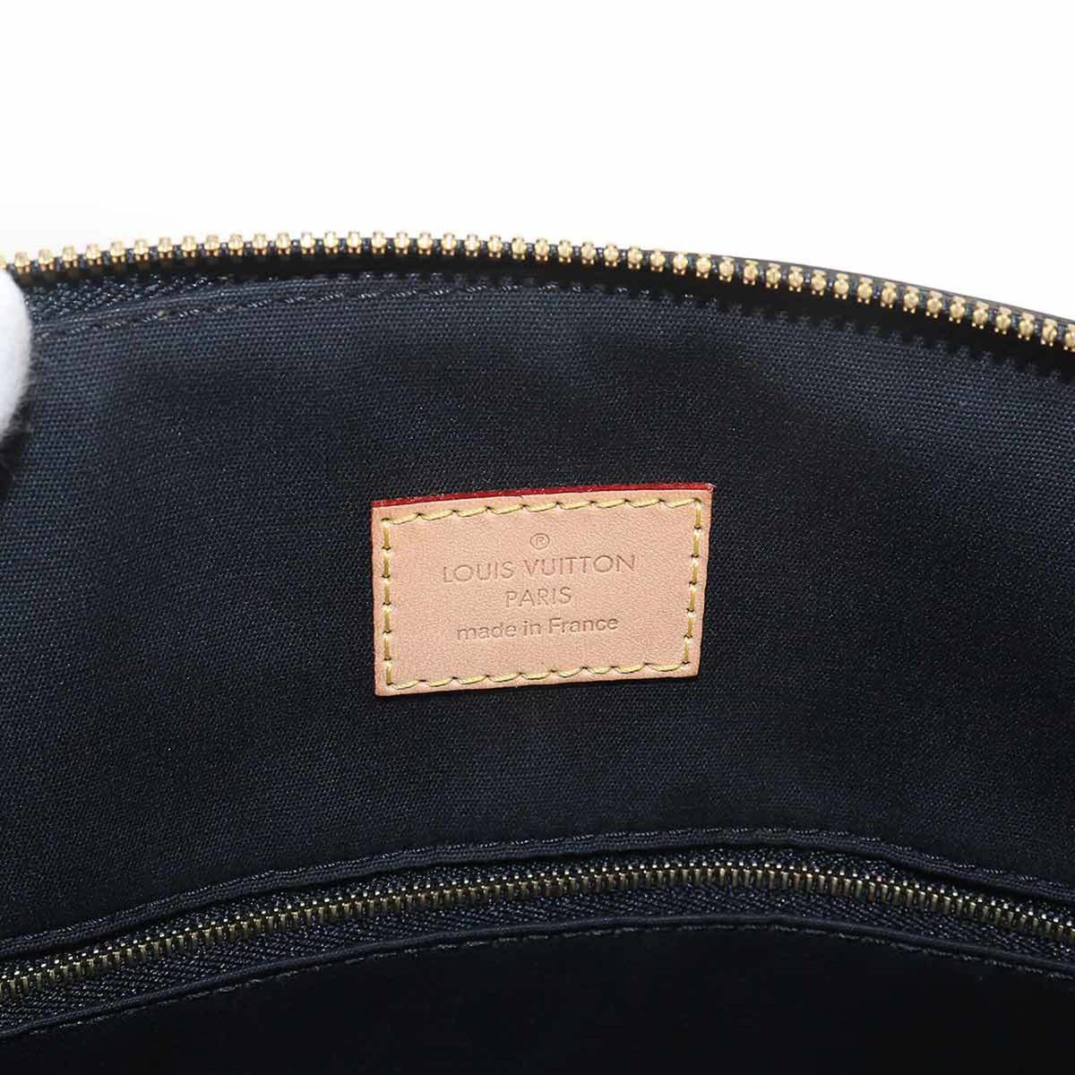 Louis Vuitton Noir Monogram Vernis Handbag (Pre-Owned)