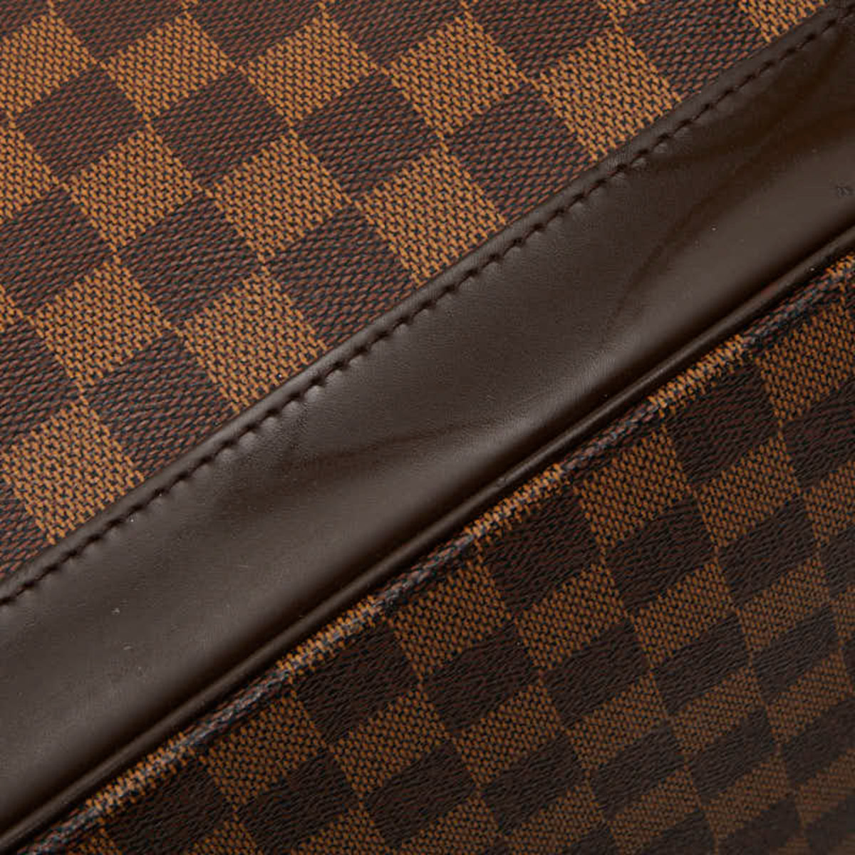Louis Vuitton Brown Pvc Leather Boston Bag Shoulder Bag (Pre-Owned)