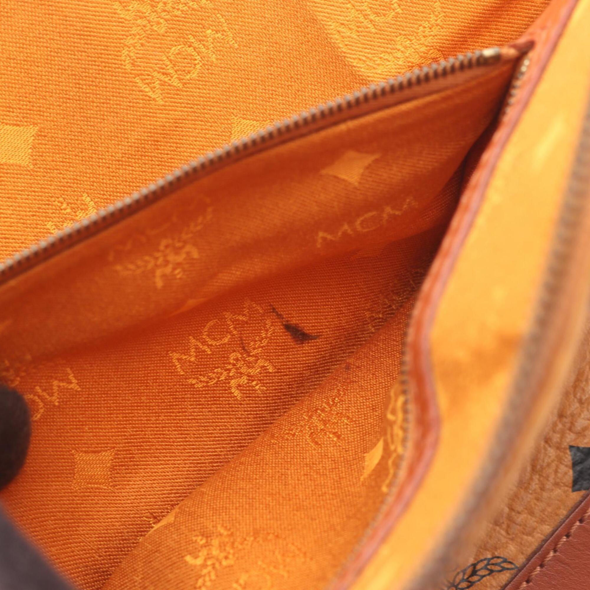 Mcm Brown Leather Handbag (Pre-Owned)