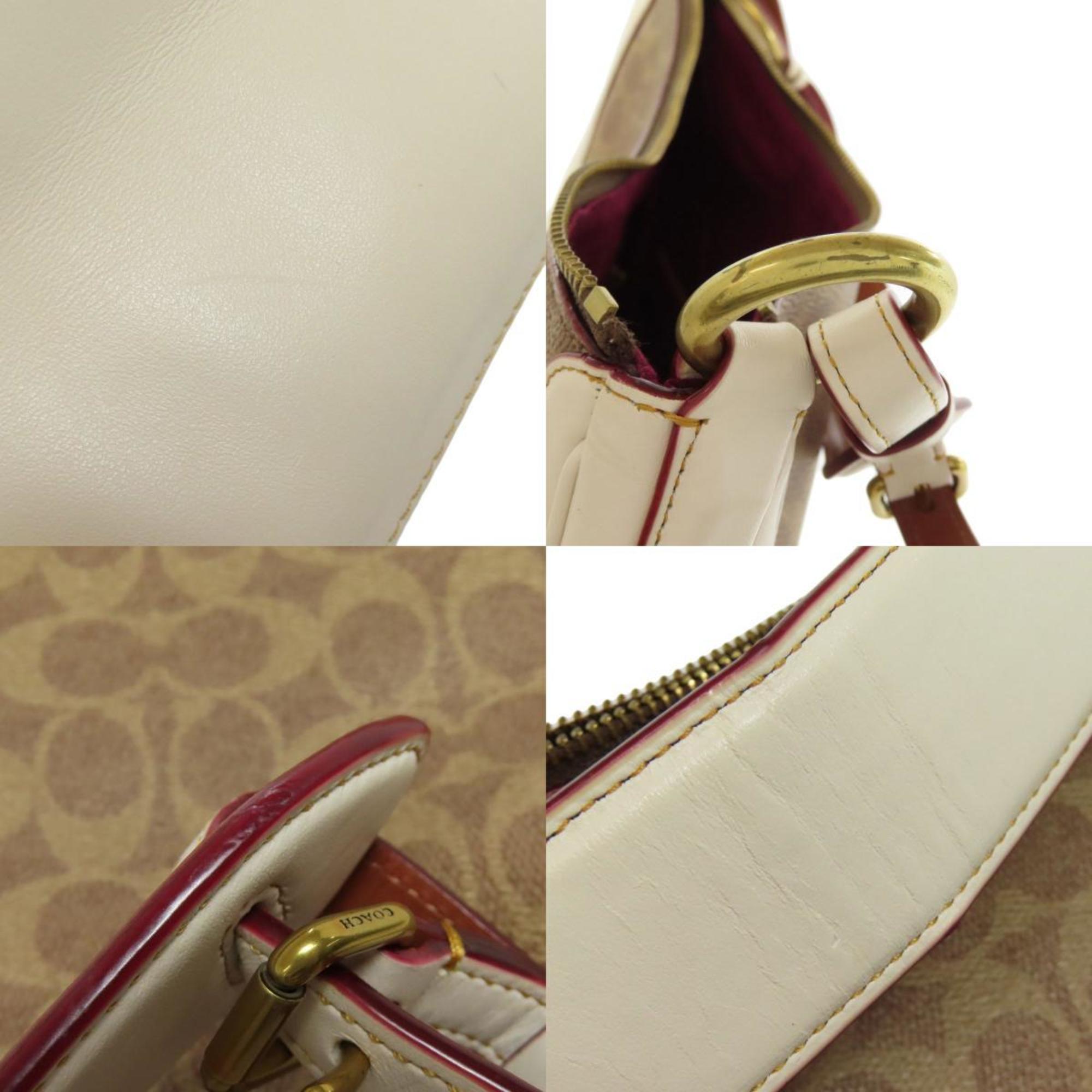 Coach Brown Pvc Leather Shoulder Bag (Pre-Owned)