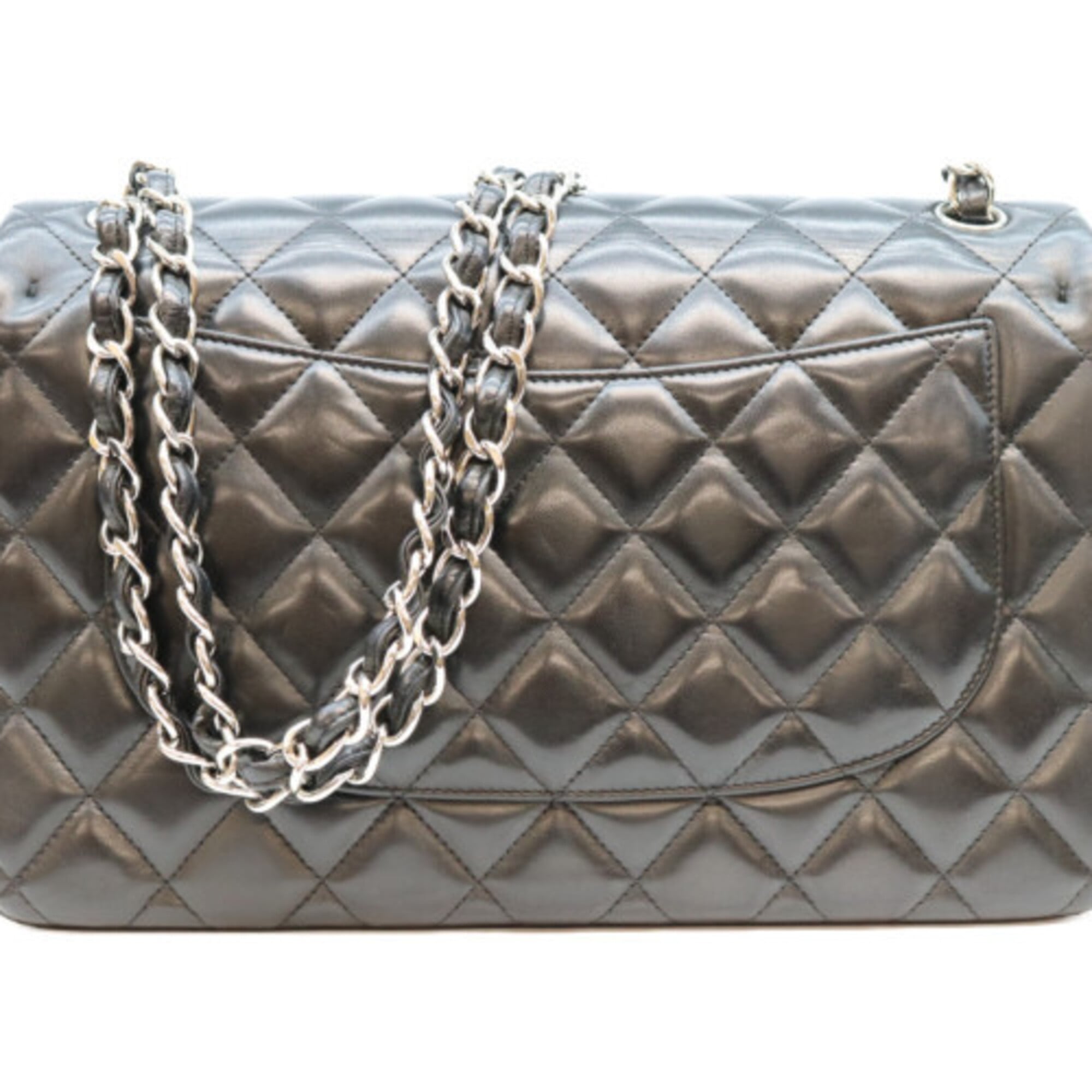 Chanel Brown Leather Shoulder Bag (Pre-Owned)