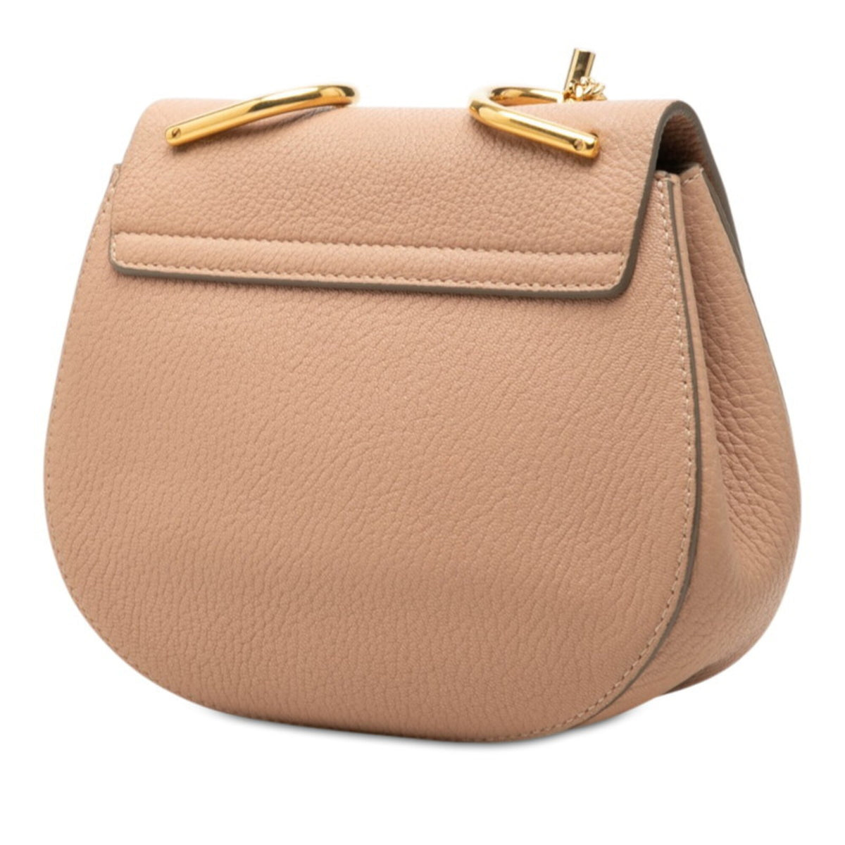 Chloé Gold Pink Leather Shoulder Bag (Pre-Owned)