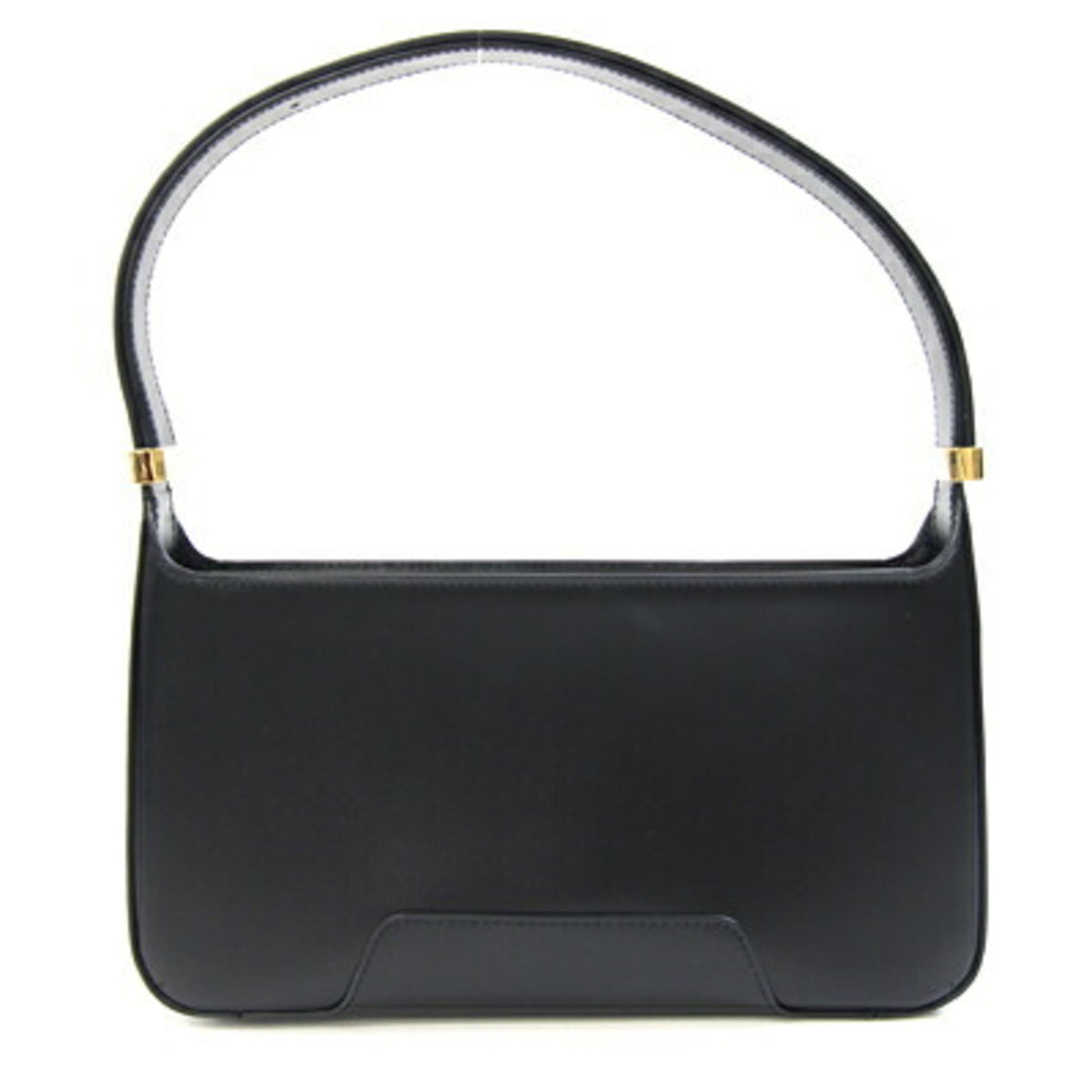 Burberry Black Leather Handbag Shoulder Bag (Pre-Owned)
