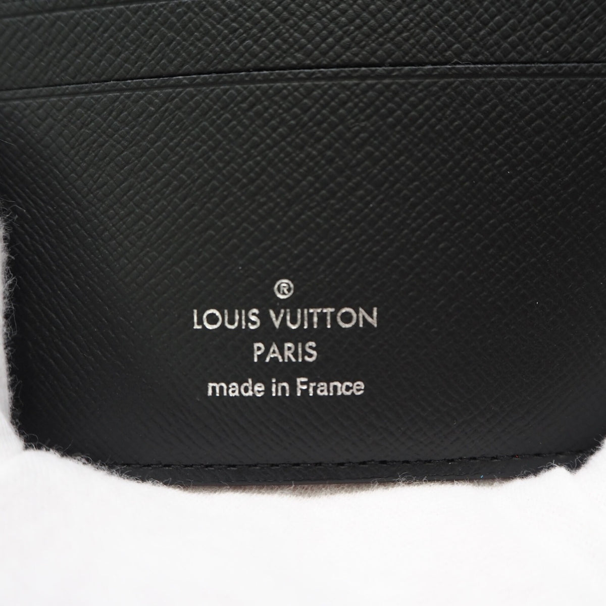 Louis Vuitton Black Gray Coated Canvas Leather Wallet (Bi-Fold) (Pre-Owned)
