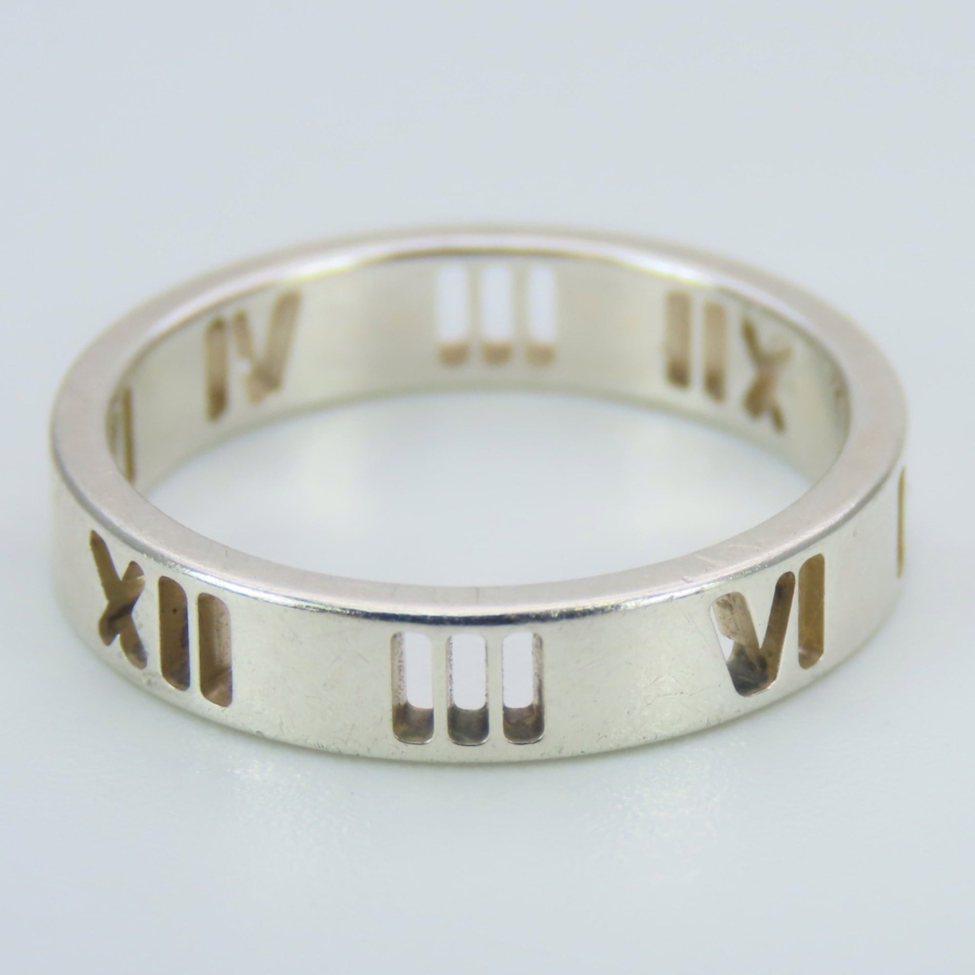 Tiffany Silver Silver 925 Band Ring (Pre-Owned)